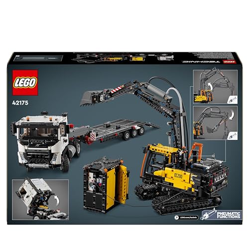 LEGO Technic Volvo FMX LKW mit EC230 Electric Raupenbagger, Kinderspielzeug, Geschenkset für Jungen und Mädchen ab 10 Jahren, Spielzeug Baufahrzeuge, Bagger-Spielzeugset 42175 - Image 2