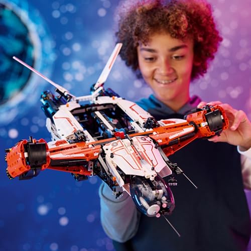 LEGO Technic VTOL-Schwerlastraumfrachter LT81, Space Bauset, Weltraum-Spielzeug, Raumschiff, Spielset mit Mini-Rover, Geschenk für Jungen & Mädchen ab 10 Jahren 42181 - Image 4