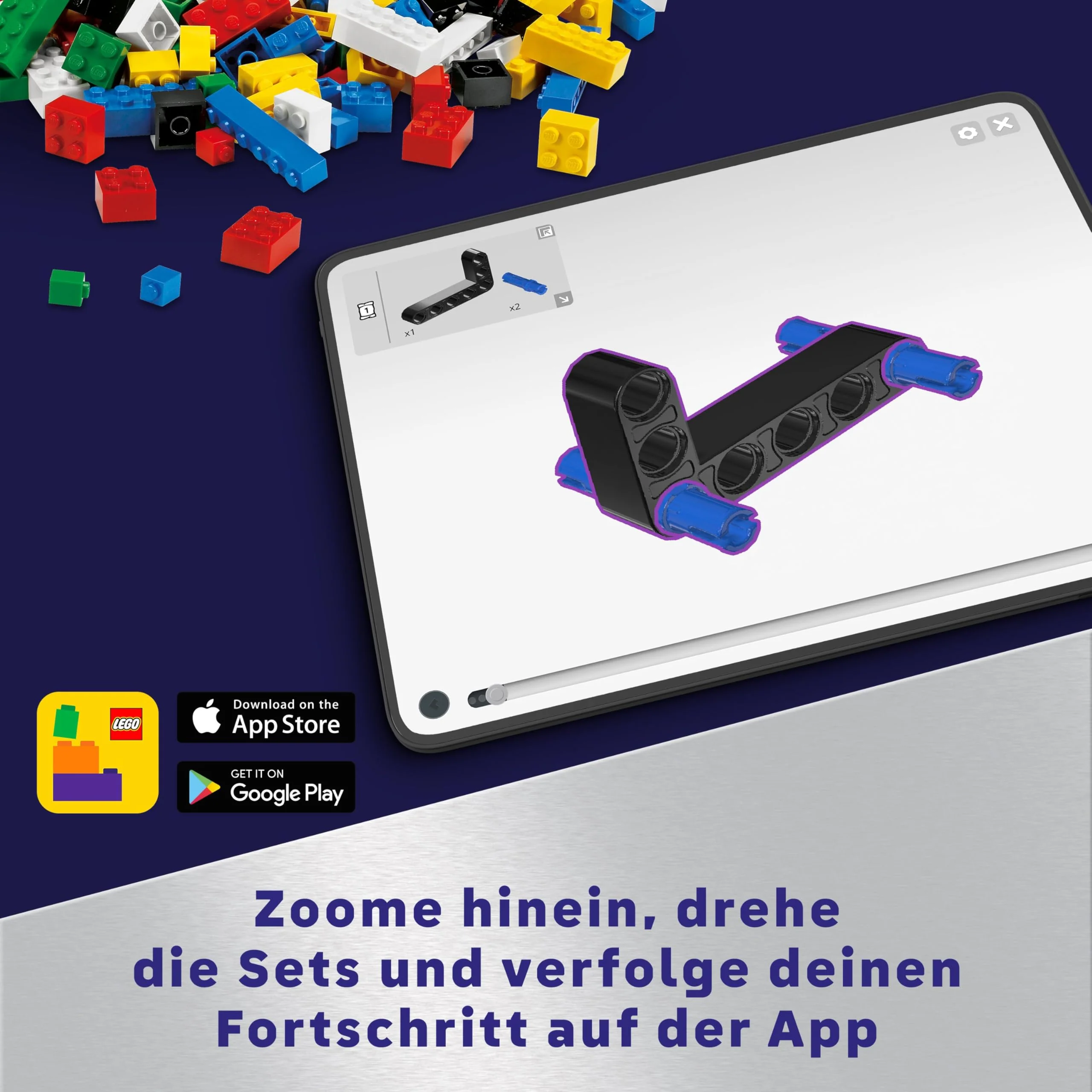 LEGO Technic VTOL-Schwerlastraumfrachter LT81, Space Bauset, Weltraum-Spielzeug, Raumschiff, Spielset mit Mini-Rover, Geschenk für Jungen & Mädchen ab 10 Jahren 42181 - Image 7