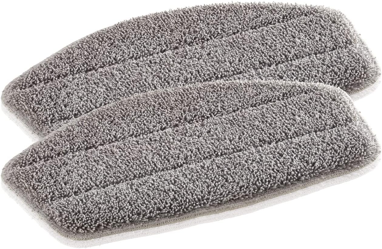Leifheit 2er Set Ersatzpads Dampfreiniger CleanTenso, Dampfbesen Wischbezug für eine porentiefe Reinigung, Dampfmop Ersatz mit Klettunterseite - Image 4