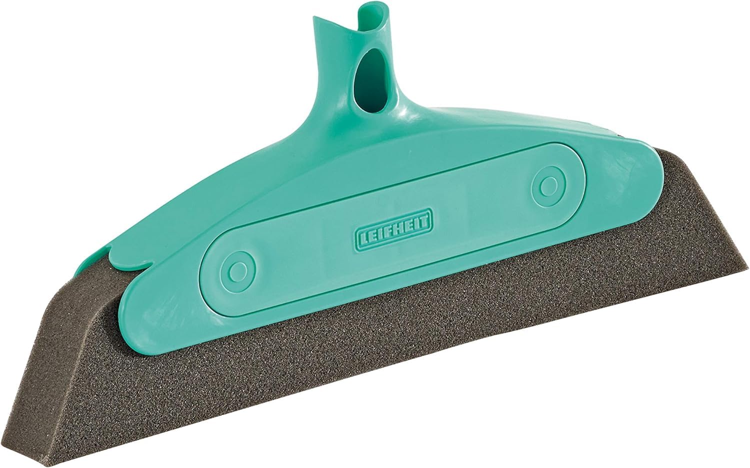Leifheit Schaumstoffbesen Classic 34 cm, optimal für Allergiker mit schräger Stielanbindung, Besenkopf ohne Stiel, für die schnelle Entfernung von feinstem Staub und Schmutz, mit Click-System - Image 4