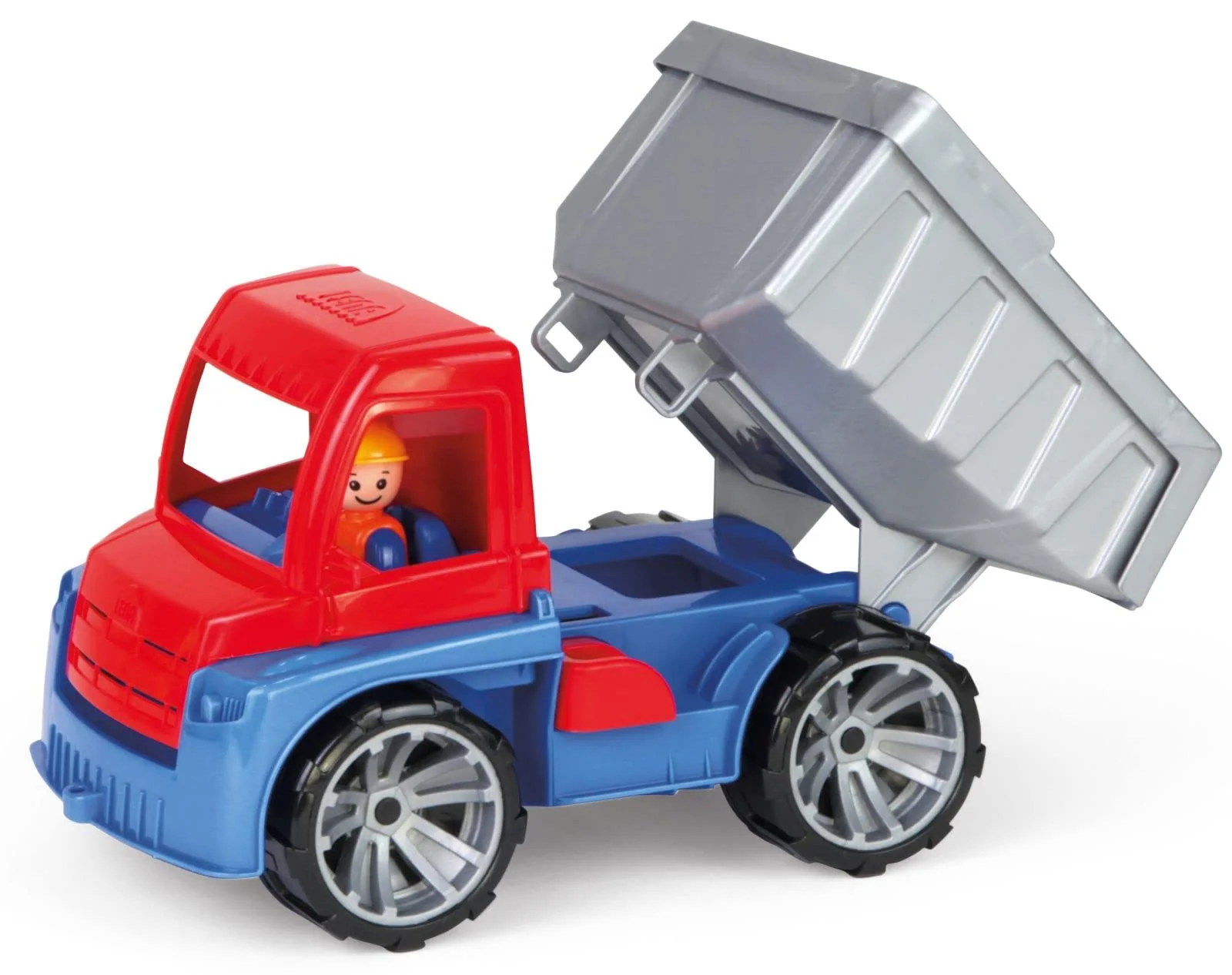 Lena 4410 Truxx, Spielfahrzeug ca. 27 cm, Spiel Set mit Kipper und Spielfigur, Kippaster für Kinder ab 2 Jahre - Image 8