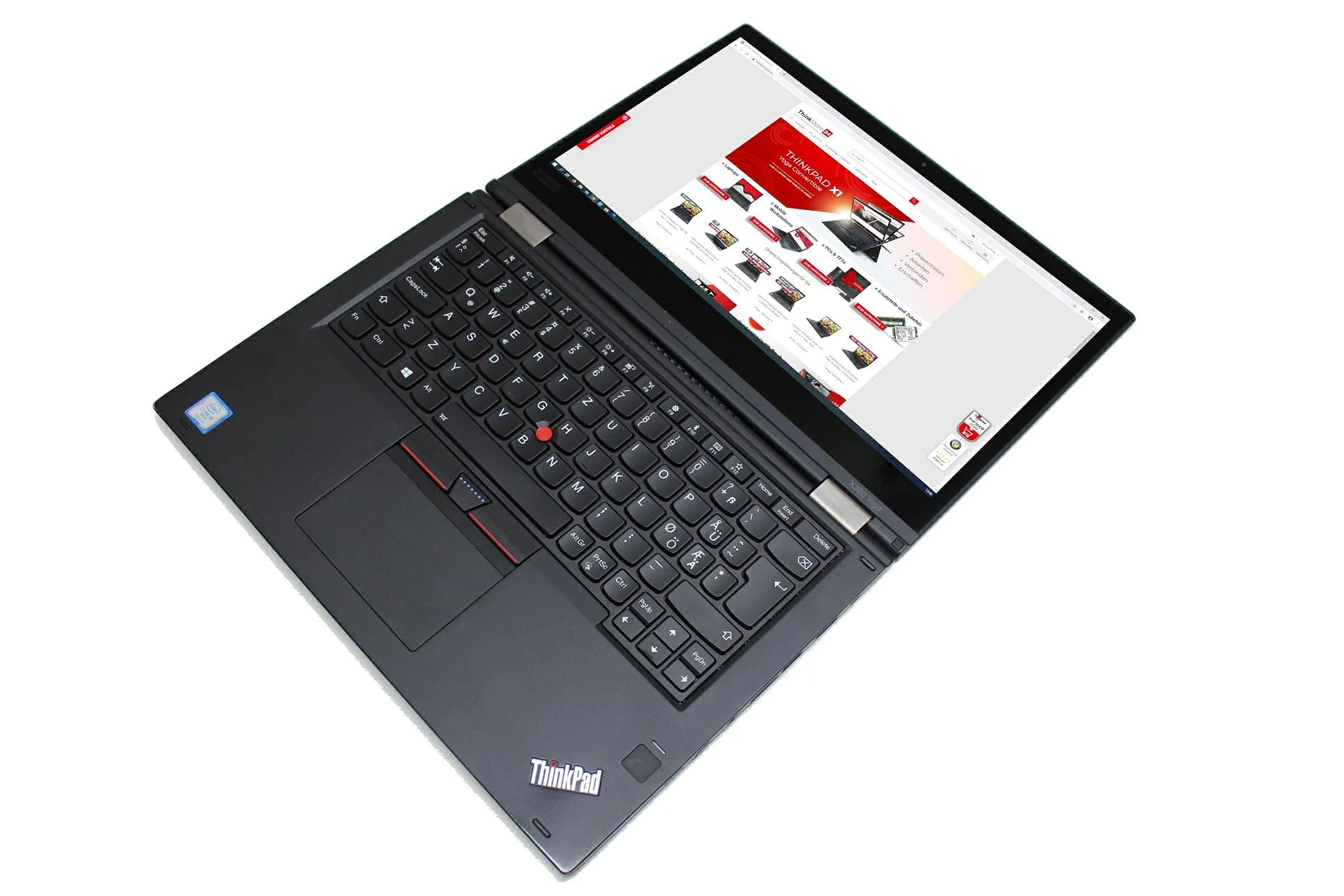 Lenovo A-Ware Thinkpad X380 Yoga 13,3" i5-8350U 8GB RAM 512GB SSD Touch FHD IPS Backlit FPr (Generalüberholt) - Image 2