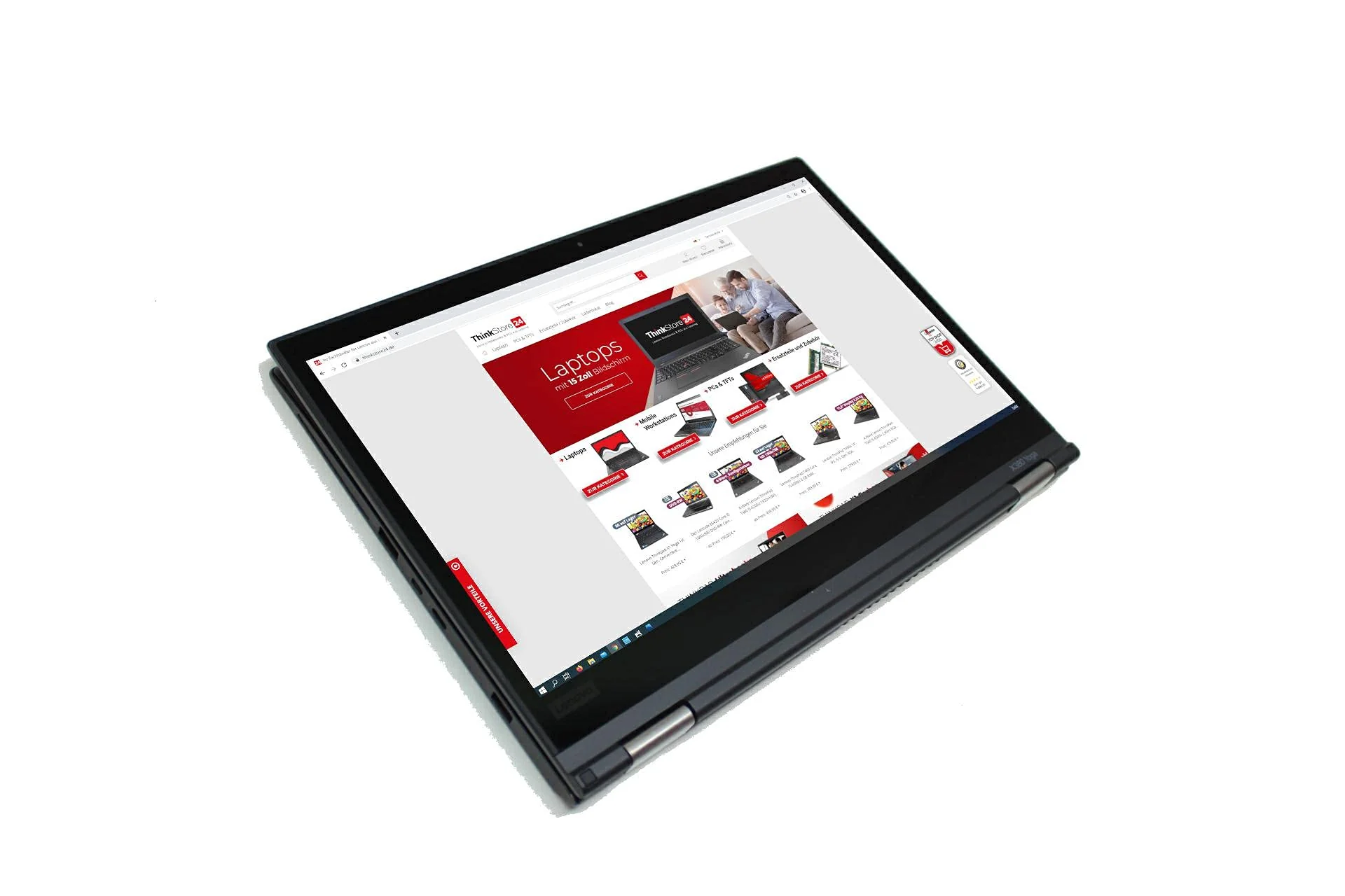Lenovo A-Ware Thinkpad X380 Yoga 13,3" i5-8350U 8GB RAM 512GB SSD Touch FHD IPS Backlit FPr (Generalüberholt) - Image 4
