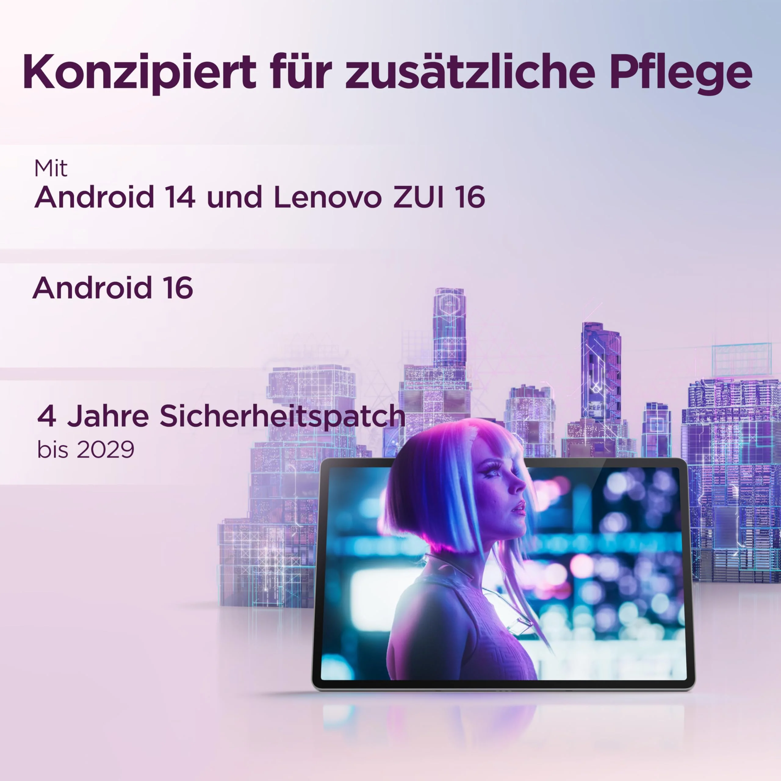 Lenovo Idea Tab Pro Tablet | 12.7" 3K Display | MediaTek Dimensity 8300 | 8GB RAM | 256GB eMMC | Android 14 | Seafoam Green | inkl. Pen Plus - Image 5