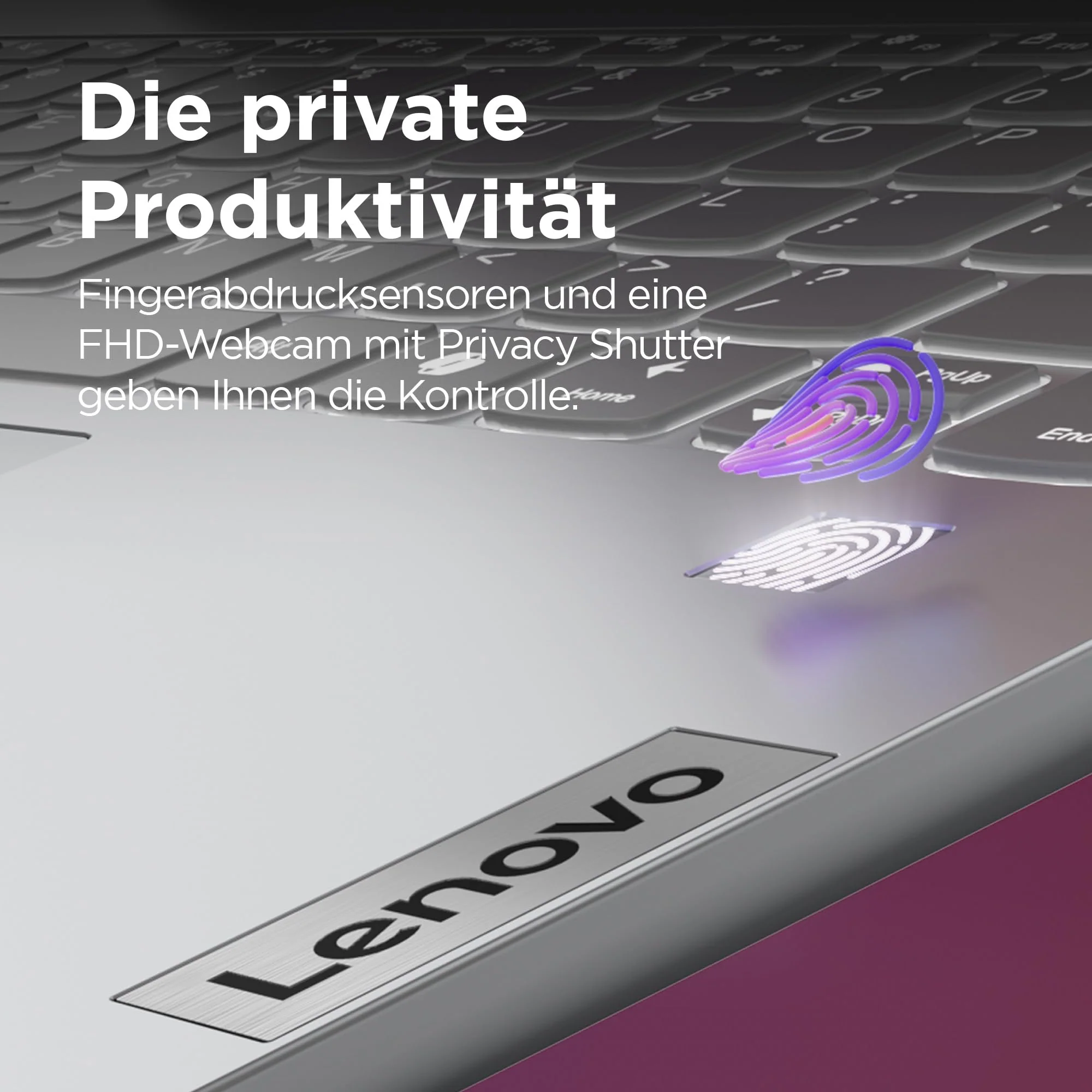 Lenovo IdeaPad 5i 2-in-1 Laptop | 16" 2K OLED Touch Display | Intel Core 7 150U | 16GB RAM | 1TB SSD | Intel Grafik | Win11 | QWERTZ | Luna Grau | Beleuchtete Tastatur | 3 Monate Premium Care - Image 8