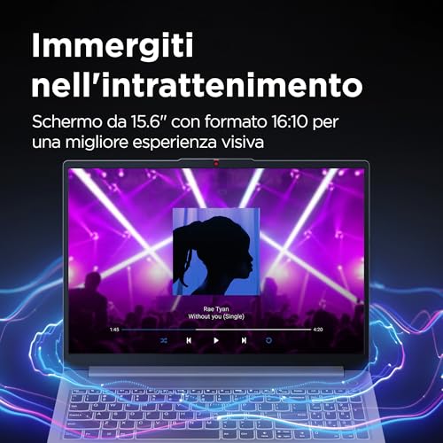 Lenovo IdeaPad Slim 3 Notebook 15,6 Zoll (39,6 cm) FHD (1920 x 1080), Intel Core i7-13620H, RAM 16 GB, 512 GB SSD, WiFi 6, Windows 11 - Arctic Grey, exklusiv von Amazon, Portugiesisch QWERTY - Image 6