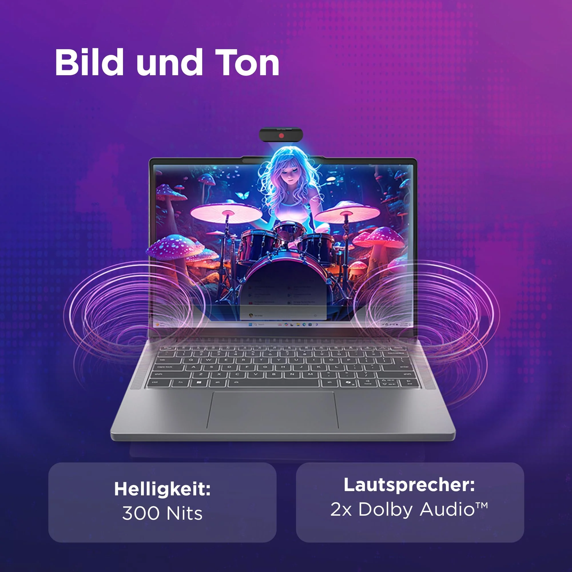 Lenovo IdeaPad Slim 3i Laptop | 14" WUXGA Display | Intel Core i5 13420H | 16GB RAM | 512GB SSD | Intel UHD Grafik |Windows 11 | QWERTZ | Luna Grau | 3 Monate Premium Care - Image 6