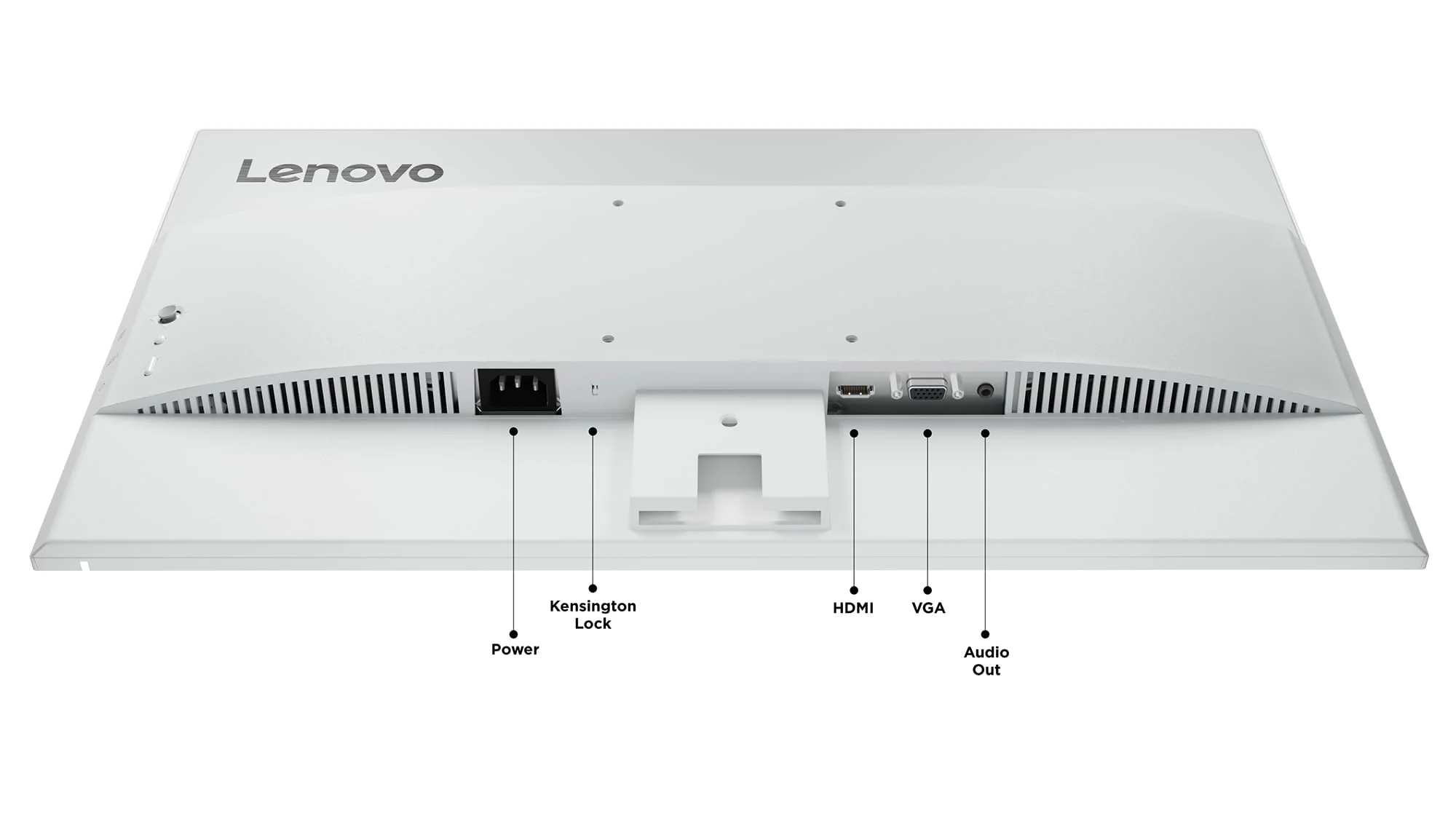 Lenovo L24i-4A | 23,8" Full HD Monitor | 1920x1080 | 100Hz | 250 nits | 1ms Reaktionszeit | IPS-Panel | HDMI | VGA | integrierte Lautsprecher | entspiegelt | 3,8kg | grau - Image 5