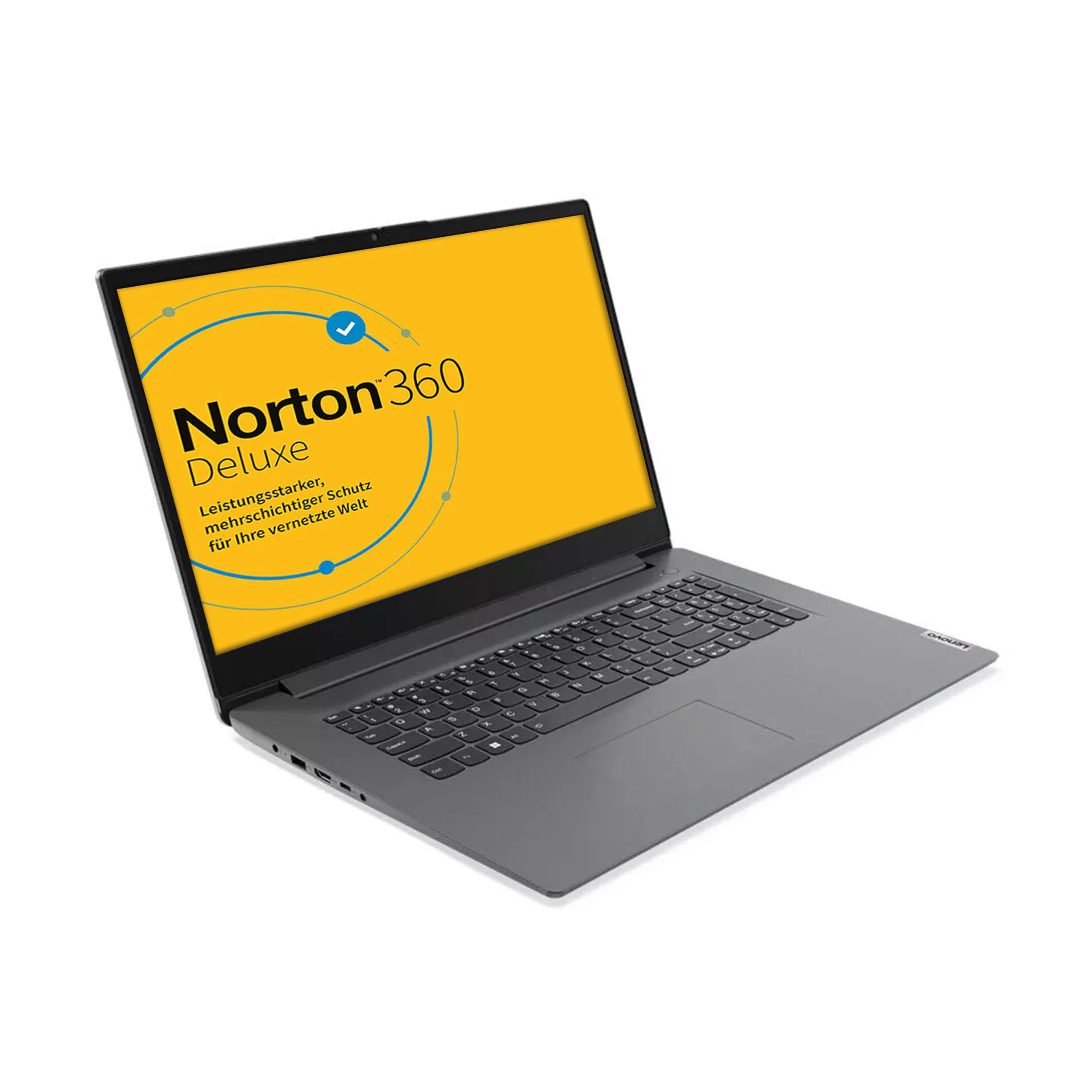Lenovo Laptop 17,3" FHD Display, Intel U300, 5 x 4.40 GHz, 8 GB RAM, 256 GB SSD, Intel UHD Grafik, Norton 360, Windows 11 - Image 5