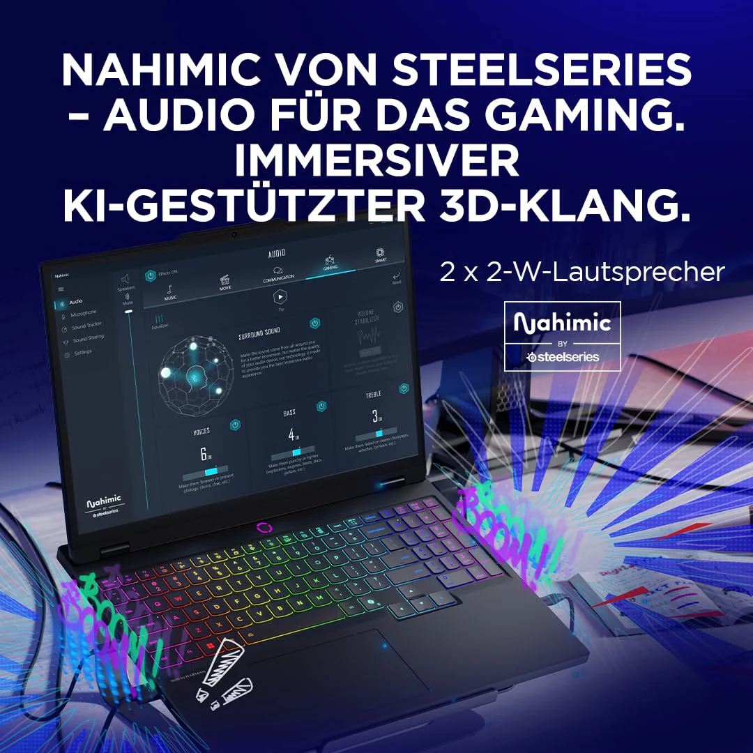 Lenovo Legion 5i 15IRX10 Gaming AI Laptop | 15.1" WQXGA 165Hz OLED Display | NVIDIA GeForce RTX 5070 | Intel Core i7-13650HX | 32GB RAM | 1TB SSD | Win11 | QWERTZ | Eclipse Black | 3 Monate GamePass - Image 6