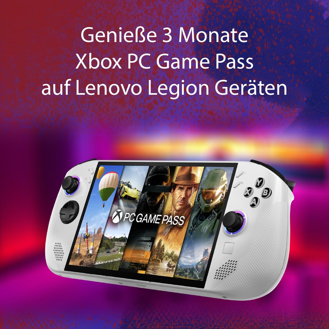 Lenovo Legion Go S Gaming Konsole | 8" WUXGA Display | AMD Ryzen Z2 Go | 16GB RAM | 512GB SSD | AMD RDNA Grafik | Win11 | weiß | inkl. 3 Monate Xbox Game Pass Ultimate - Image 3