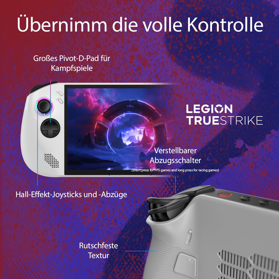 Lenovo Legion Go S Gaming Konsole | 8" WUXGA Display | AMD Ryzen Z2 Go | 16GB RAM | 512GB SSD | AMD RDNA Grafik | Win11 | weiß | inkl. 3 Monate Xbox Game Pass Ultimate - Image 7