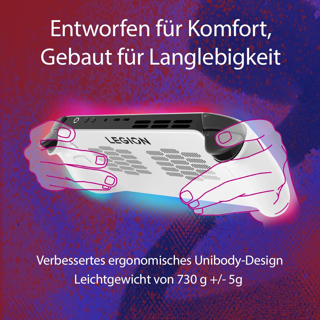 Lenovo Legion Go S Gaming Konsole | 8" WUXGA Display | AMD Ryzen Z2 Go | 16GB RAM | 512GB SSD | AMD RDNA Grafik | Win11 | weiß | inkl. 3 Monate Xbox Game Pass Ultimate - Image 9