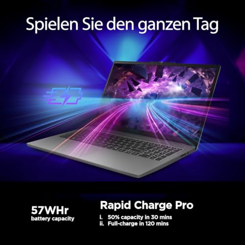 Lenovo LOQ Essential Gaming AI Laptop | 15.6" Full HD 144Hz Display | NVIDIA GeForce RTX 4050 | Intel Core i7-12650HX | 16GB RAM | 1TB SSD | Win11 | QWERTZ | Luna Grau | 3 Monate GamePass - Image 2