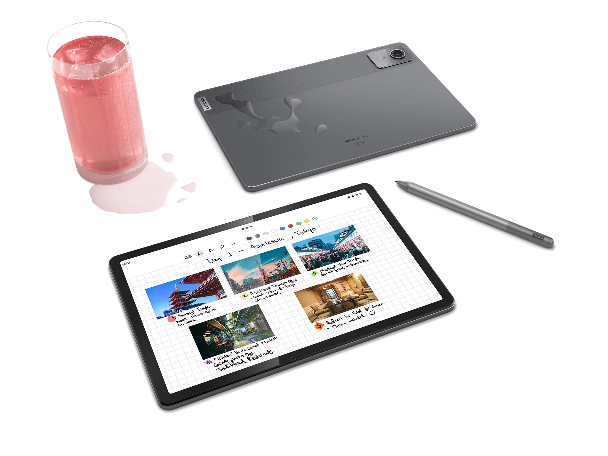Lenovo Tab M11 – Tablet mit Touchscreen 11 Zoll WUXGA (Prozessor MediaTek Helio G88, 8 Kerne, 4 GB RAM, eMMC 128 GB, Lenovo Tab Pen, Android 13, WiFi + Bluetooth) – Luna, Grau - Image 7