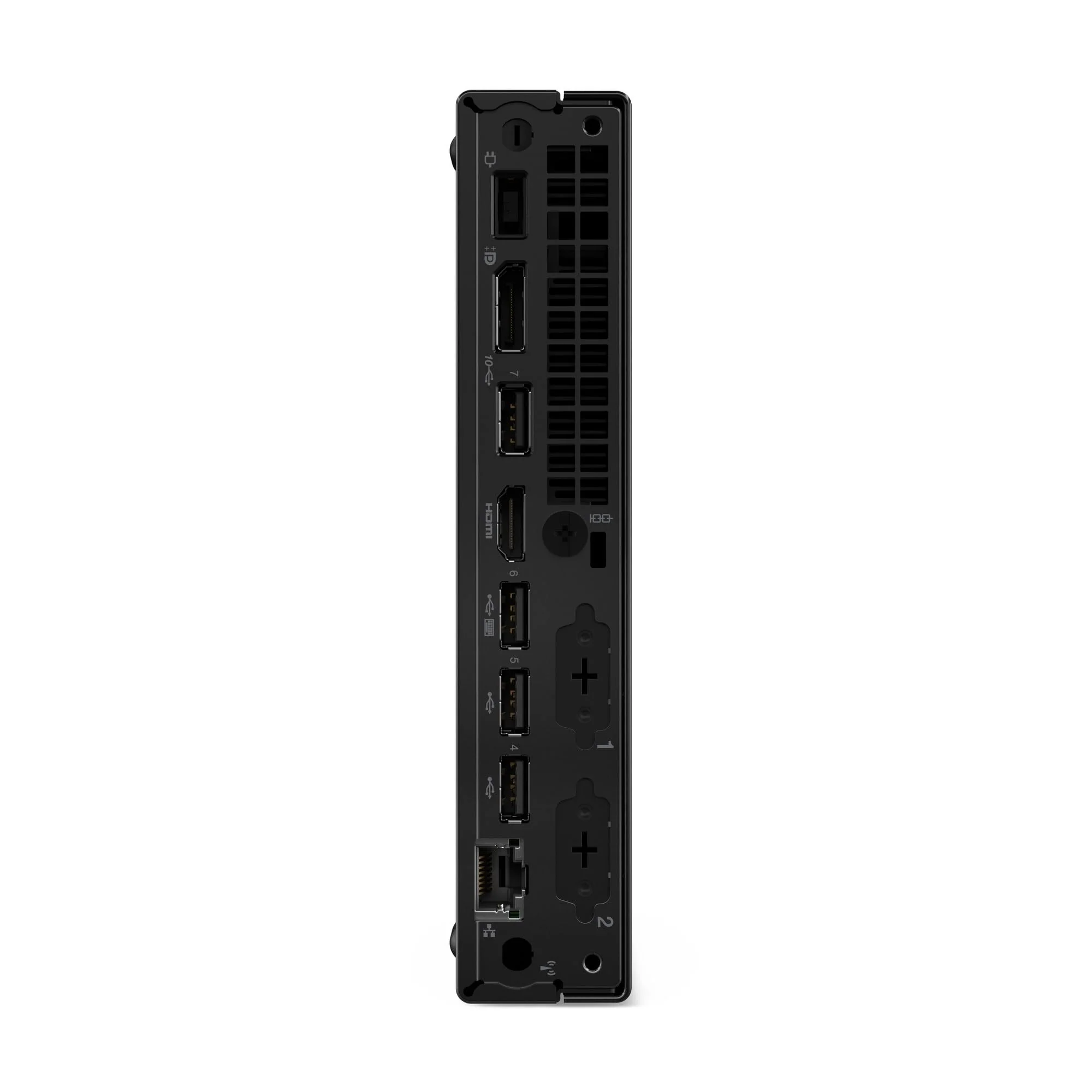 Lenovo ThinkCentre M75q Gen 5 12RQ - Mini - Ryzen 5 Pro 8500GE / 3.4 GHz - RAM 16 GB - SSD 512 GB - TCG Opal Encryption 2, NVMe - Radeon 740M - 1GbE, Wi-Fi 6E, Bluetooth 5.3 - Image 3