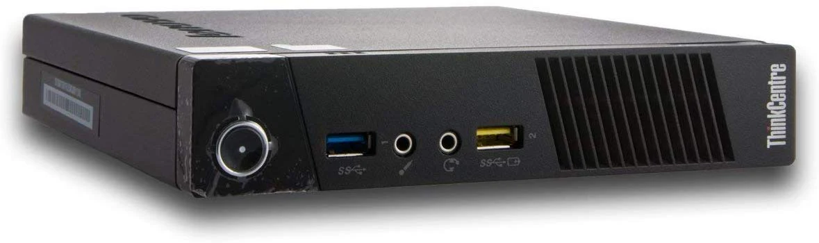 Lenovo ThinkCentre M93p USDT Tiny Quad Core i5-4590T 256GB Solid State Drive (SSD) 8 GB Speicher Win 10 Pro WLAN Mini PC Desktop (Generalüberholt)