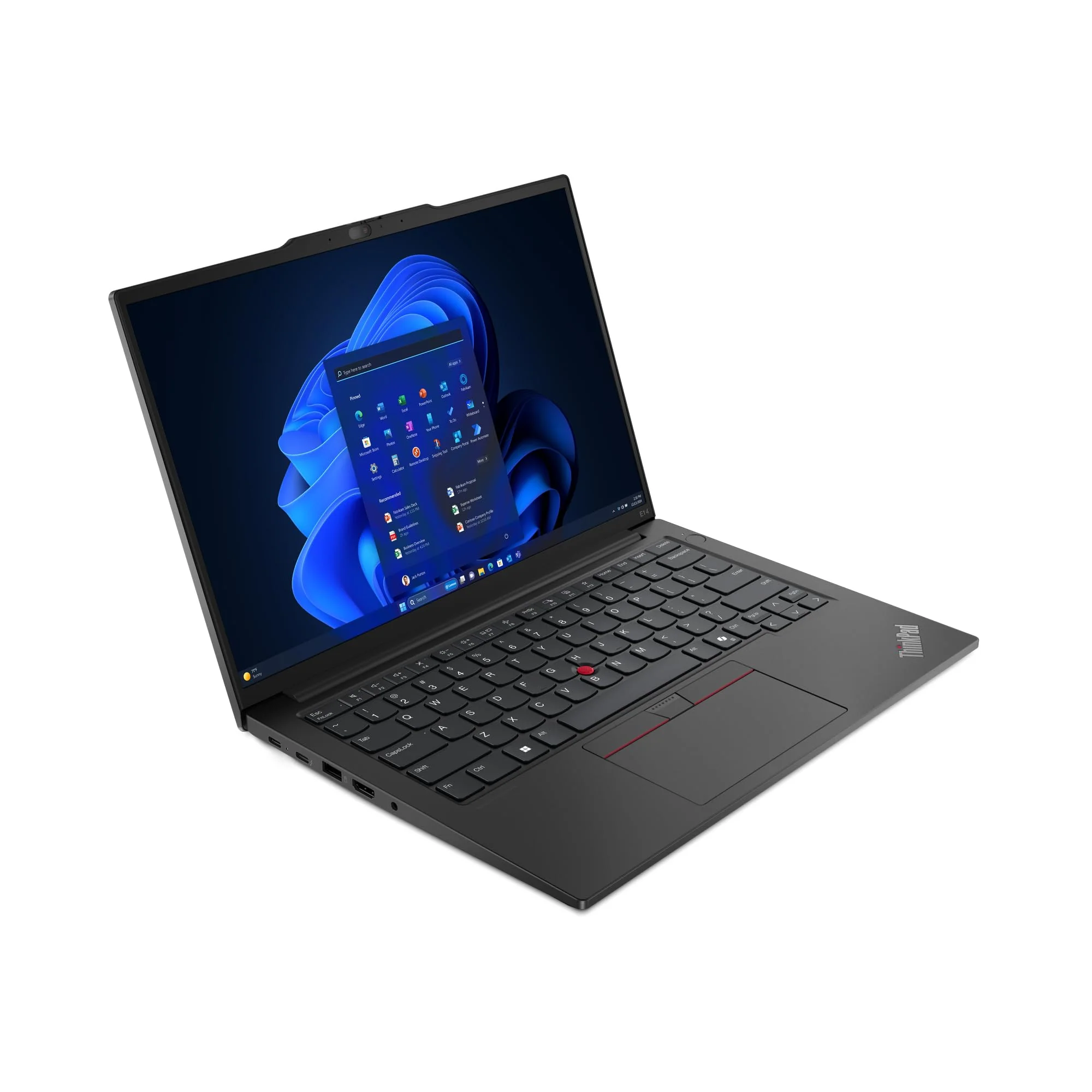 Lenovo ThinkPad E14 Gen 6 21M7 - Intel Core Ultra 7 155H / 1.4GHz - Win11 Pro - Intel Arc Graphics - 32GB RAM - 1TB SSD, NVMe - 14" IPS 2.2K - Wi-Fi 6E, Bluetooth - Schwarz - Image 3