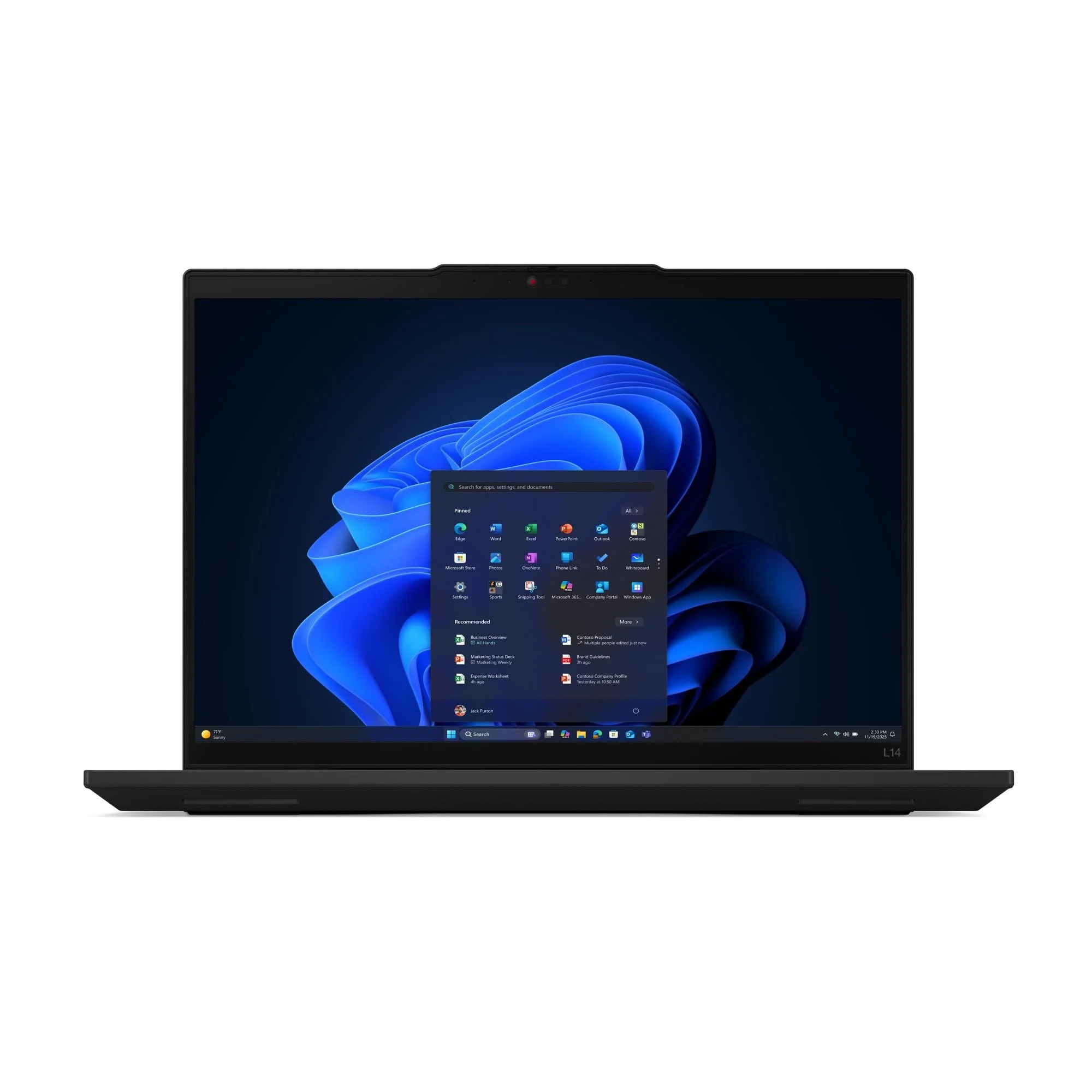 Lenovo ThinkPad L14 G6-14 WUXGA, Core Ultra 7 255U, 32GB, 1TB SSD, Win11 Pro (21S6005JGE) (0199271825372) - Image 3