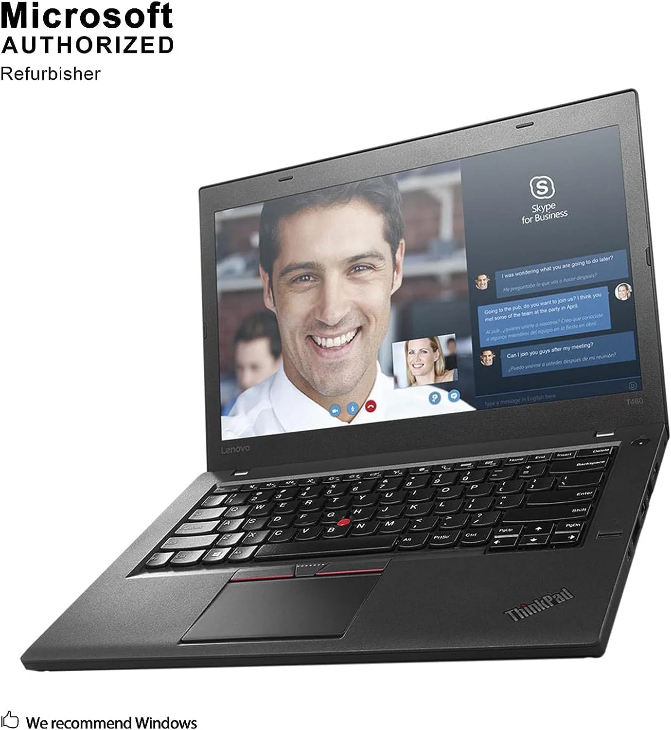 Lenovo ThinkPad T460 Business Laptop, 14 Zoll FHD Notebook, Intel Core i5-6200U, 16GB RAM, 1TB SSD, QWERTY Tastatur, Windows 11 Pro (Renewed) - Image 7