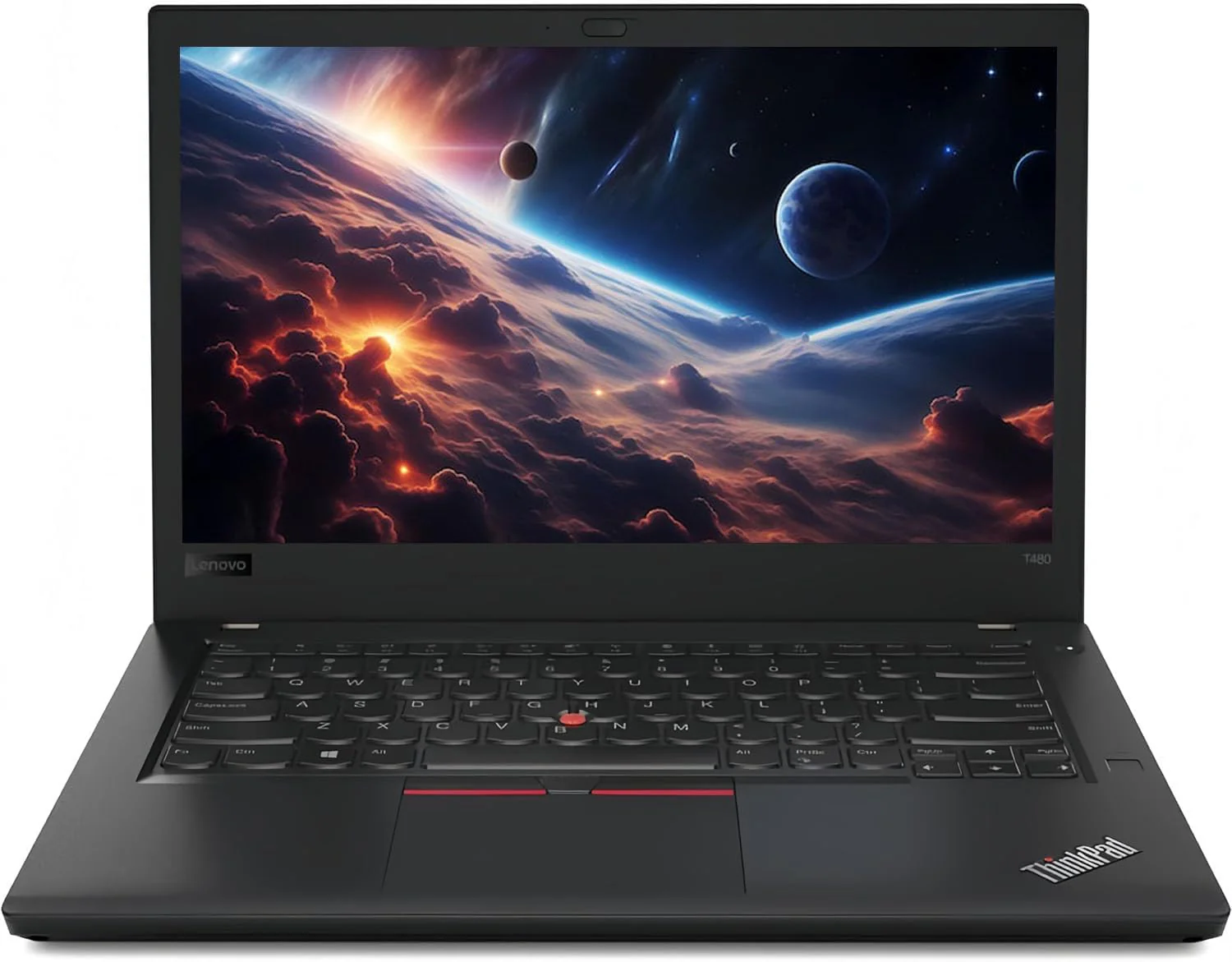 Lenovo ThinkPad T480 Business Laptop, 14 Zoll FHD (1920 x 1080), Intel Core i7-8650U, 16 GB DDR4 RAM, 512 GB SSD, US-Tastatur, Bluetooth, Win 10 Pro (Generalüberholt)