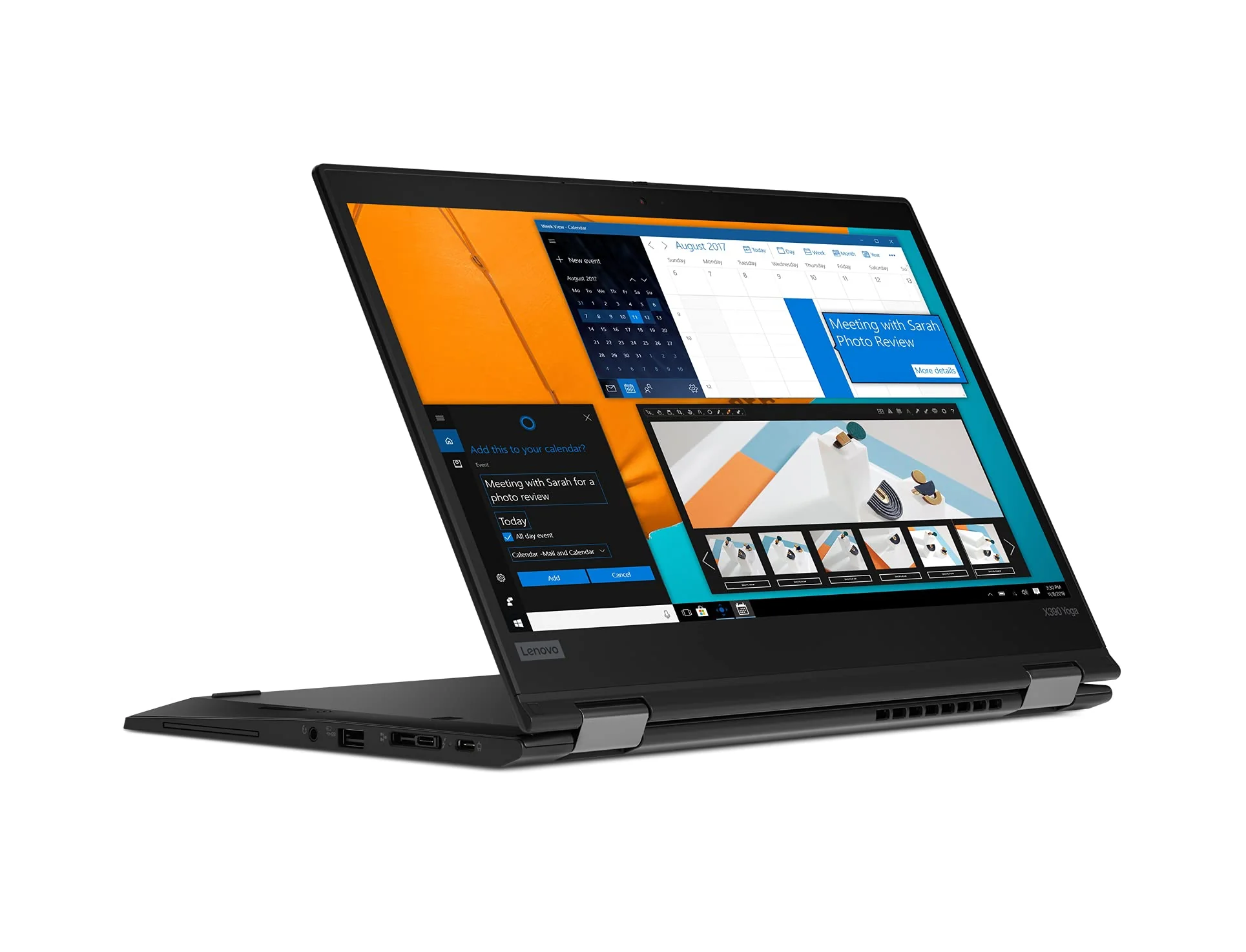 Lenovo ThinkPad X390 Yoga 13,3 Zoll Touch Display Intel Core i5 8365U 256GB SSD Festplatte 8GB Speicher Windows 11 Pro inkl. Software Paket LTE Fingerprint Notebook Laptop (Generalüberholt) - Image 3