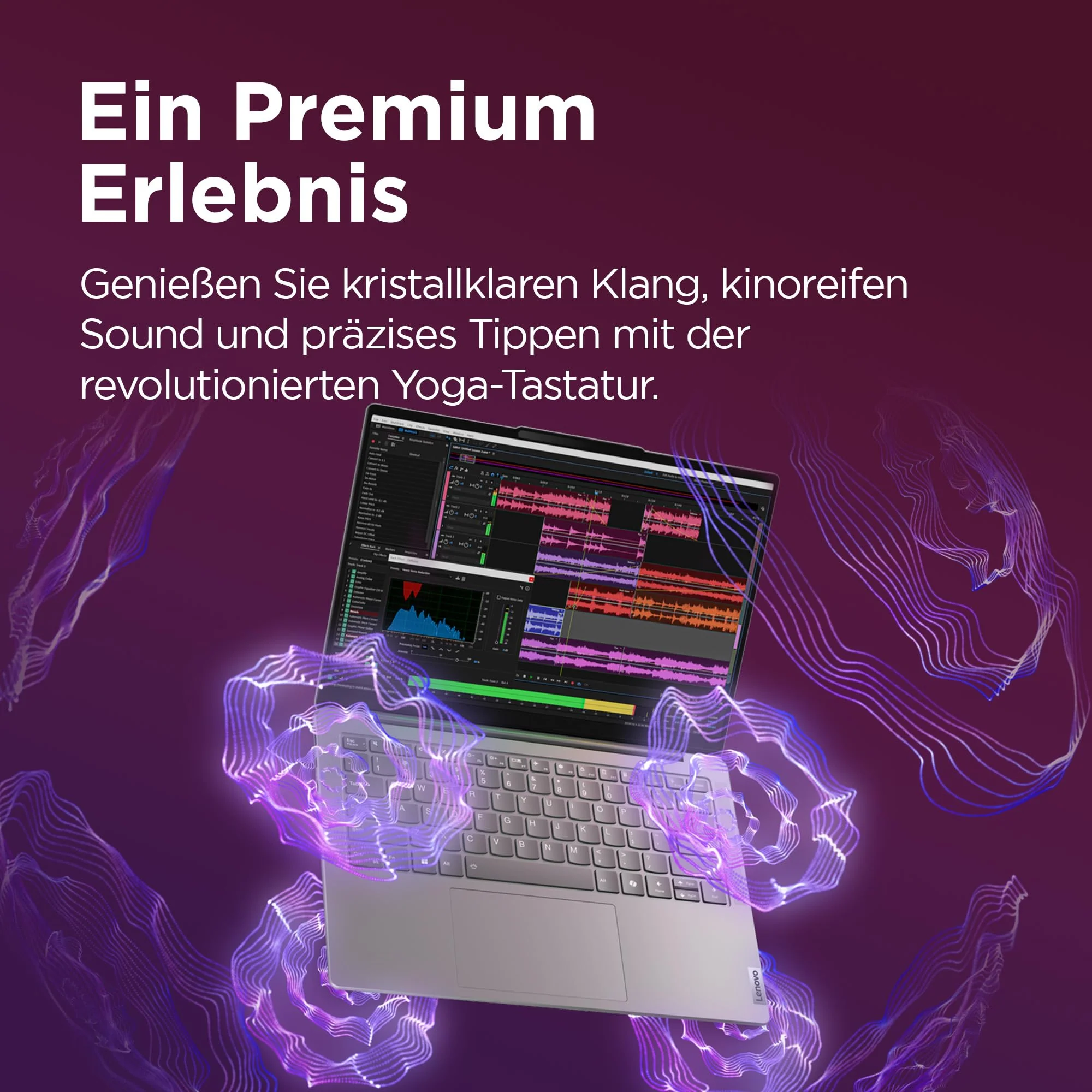 Lenovo Yoga Slim 7i AI Laptop | 14'' WUXGA OLED Display | Intel Core Ultra 7 | 32GB RAM | 1TB SSD | Intel Arc Grafik | Win11 | QWERTZ | Luna grau | Beleuchtete Tastatur | 3 Monate Premium Care - Image 13