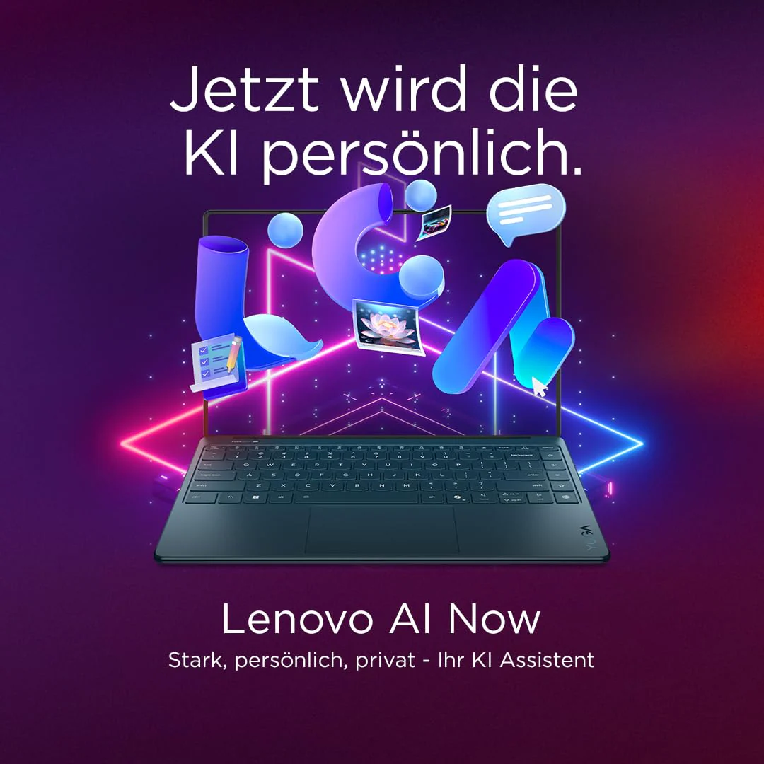 Lenovo Yoga Slim 9i Laptop | Copilot+ PC |14" 4K WQUXGA OLED Touch Display | Intel Core Ultra 7 | 32GB RAM | 1TB SSD | Intel Arc Grafik | Windows 11 Home | QWERTZ | Tidal Teal | 3 Jahre Premium Care - Image 5