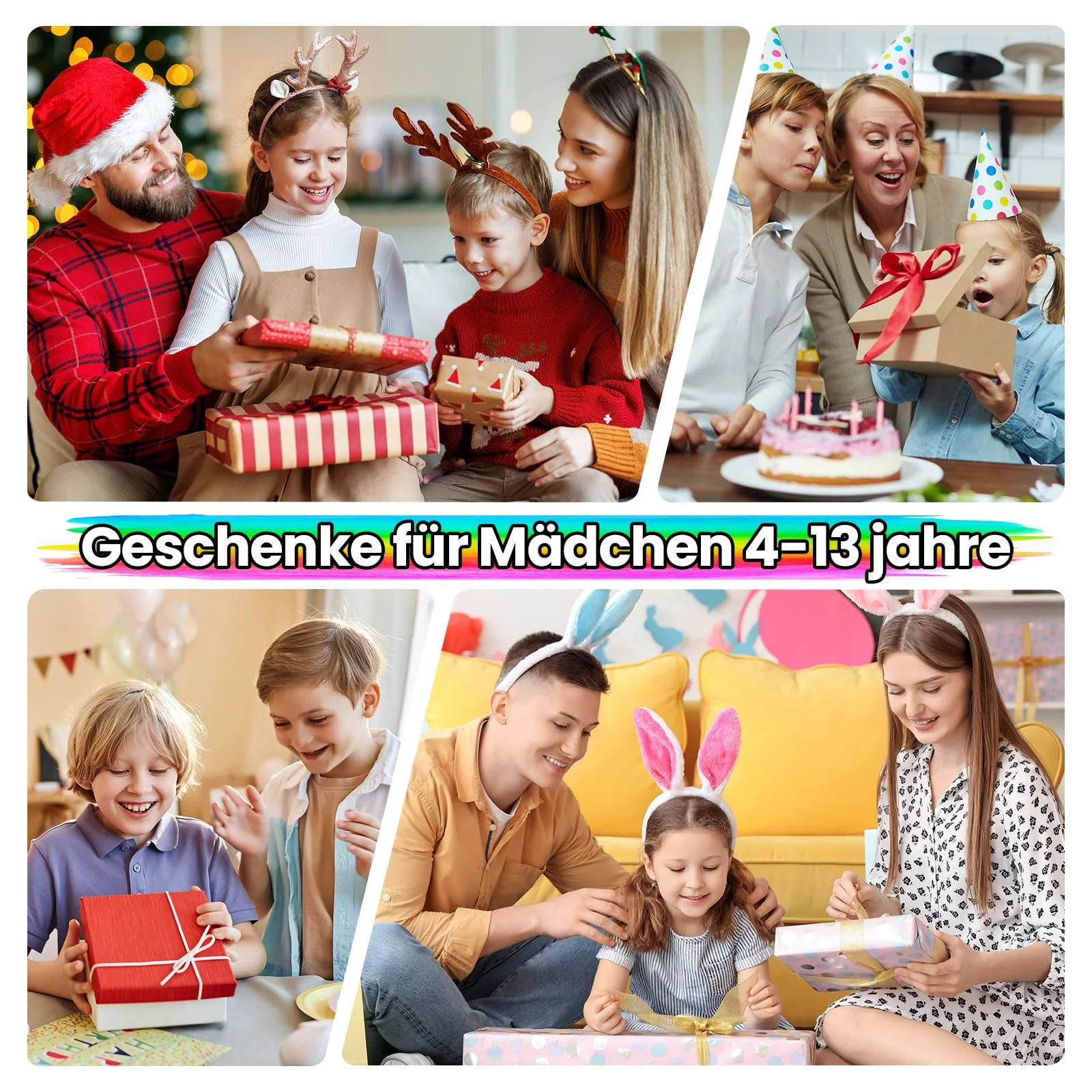 Lenski Adventskalender Füllung Kinder, Mitgebsel Kindergeburtstag, 12 Regenbogenstift Geschenke für Mädchen Geschenke 4-12 jahre, Weihnachtsgeschenke für Kinder, Buntstifte Kinder Stifte - Image 5