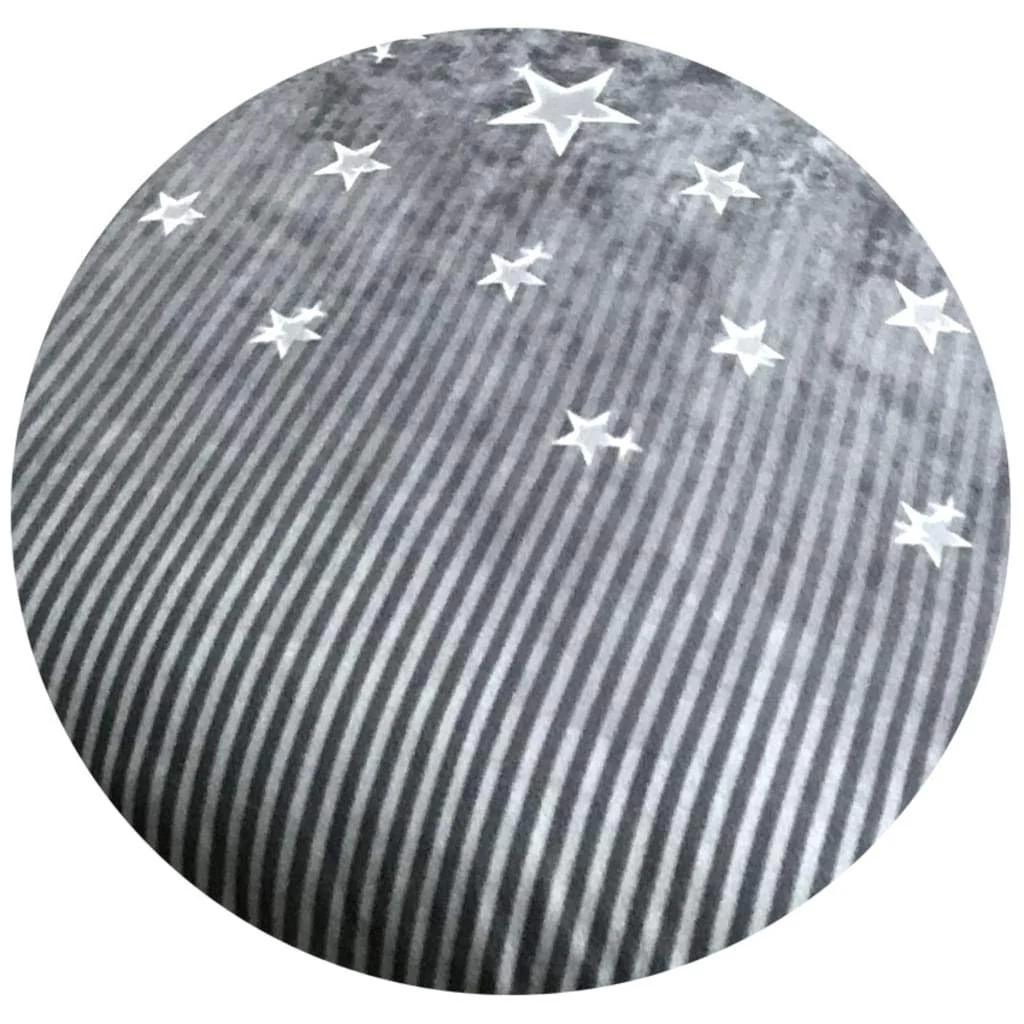 Leonado Vicenti 2 TLG. 135x200 Flausch Bettwäsche aus Thermo Fleece Garnitur Sterne Galaxy Grau Nevresim Takimi - Image 4
