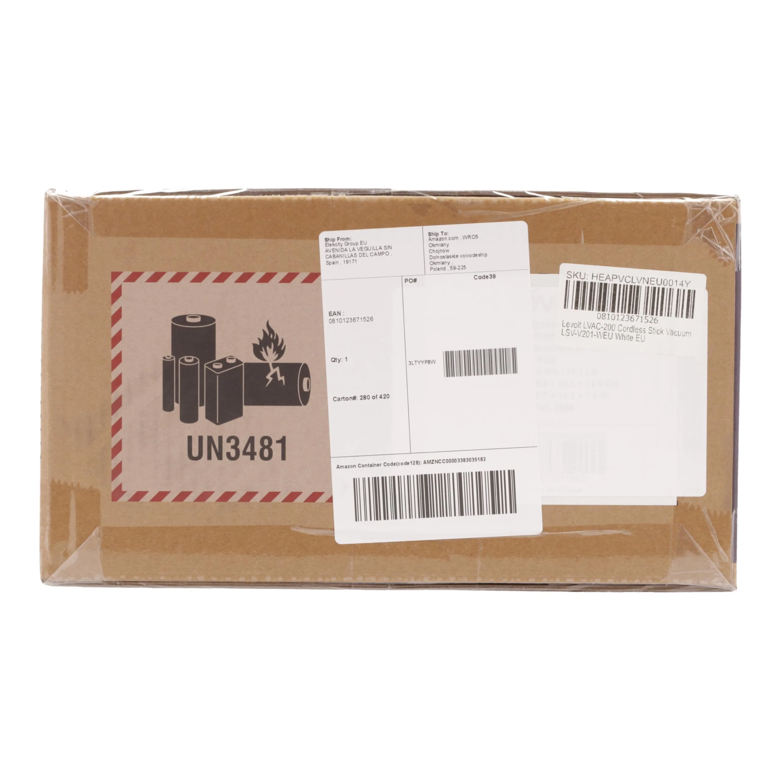 Levoit Akku Staubsauger mit 99,99 Prozent HEPA-Effizienz, Mini-Motorbürste, ETM-Testgeprüft, Anti Hair Wrap, 60 Min Laufzeit, LED-Düse, Kabelloser Akkusauger für Tierhaare, Auto, Teppich, Hartböden - Image 10