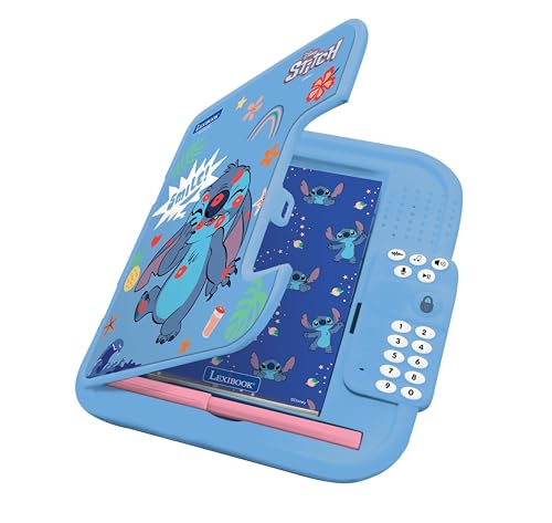 Lexibook, Disney Stitch: Elektronisches Tagebuch mit Stift und Notizbuch inklusive, interaktiv, passwortgeschützt, Spaßfunktionen, Soundeffekte, Blau, SD50D - Image 2