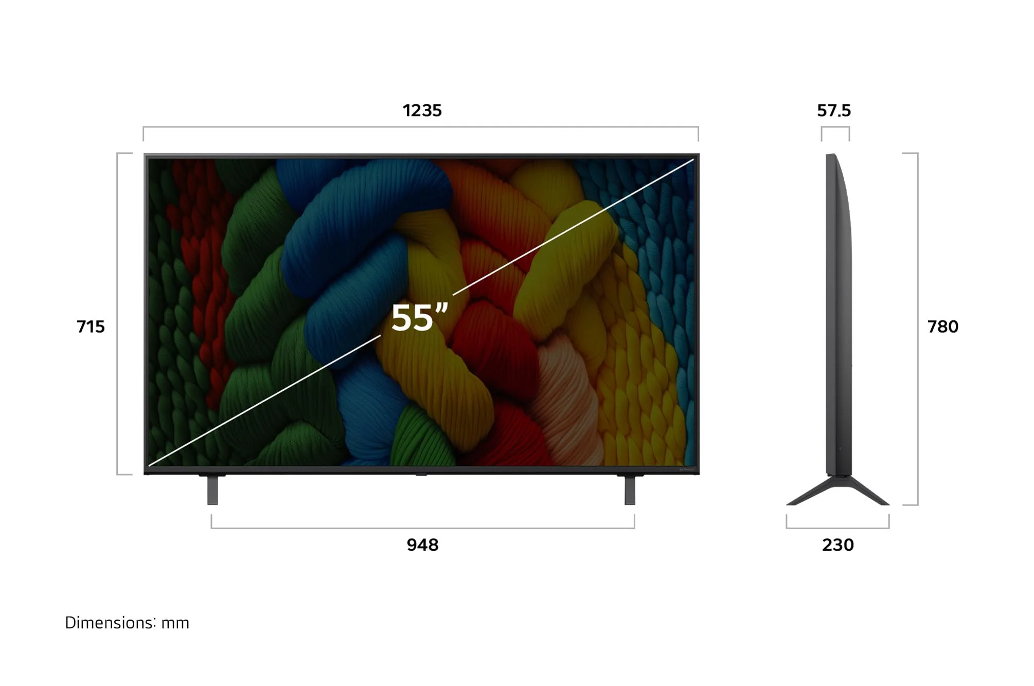 LG 55NANO80A6B TV 55 Zoll (139 cm) 4K NanoCell AI TV (α7 Gen8 4K AI Prozessor, webOS 25, 60Hz) [Modelljahr 2025] - Image 10