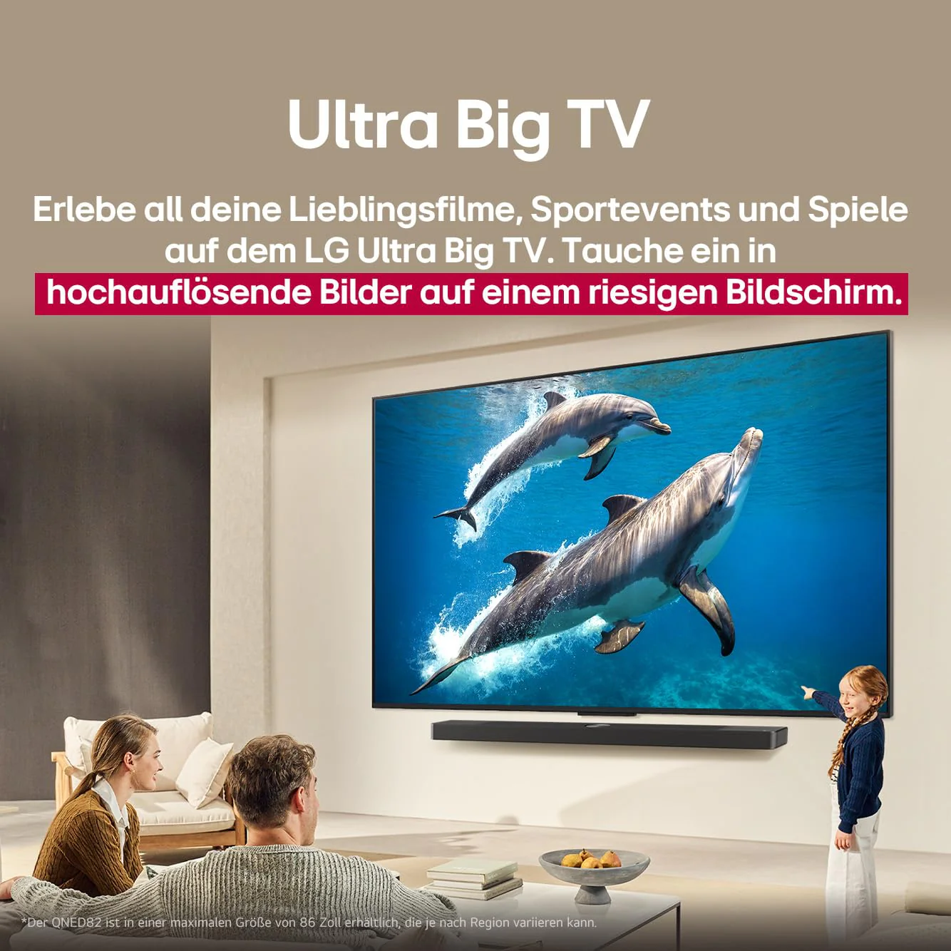 LG 65QNED82A6B TV 65 Zoll (165 cm) 4K QNED AI TV (α7 Gen8 4K AI Prozessor, webOS 25, 60Hz) [Modelljahr 2025] - Image 8