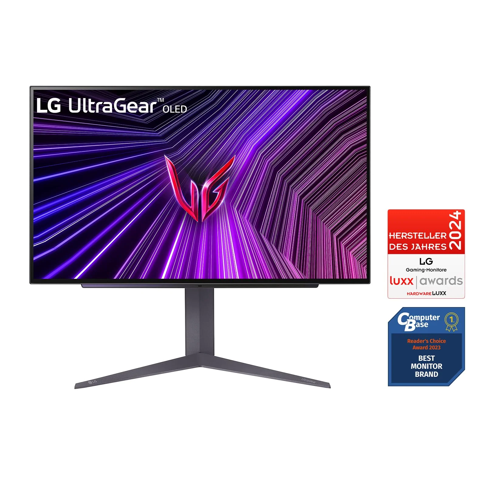 LG Electronics 27GS93QE-B.AEU UltraGear™ OLED Gaming Monitor 27", 2560 x 1440, 16:9, 0,03 ms GtG, 240 Hz, HDR10, DisplayHDR™400 TRUE BLACK, DCI-P3 98,5%, NVIDIA G-Sync™, AMD FreeSync™ - Schwarz - Image 10