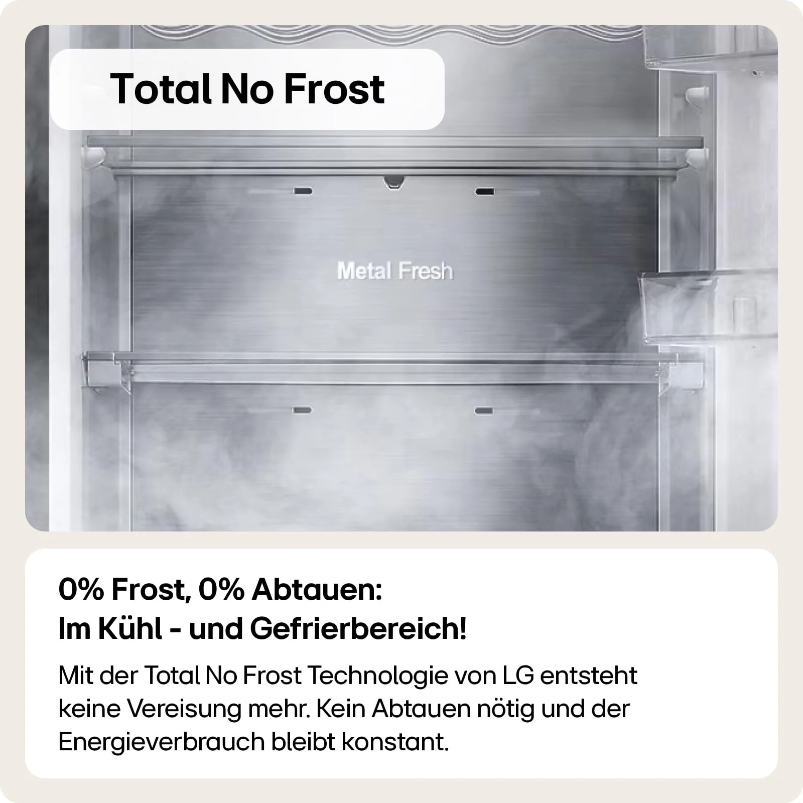 LG GBP62DSNCN1, Klasse C, 384 L, Kühl-/ Gefrierkombination, Frische Features, Kühlschrank mit Gefrierfach und Innendisplay, DoorCooling+, LINEARCooling, 59,5 x 203 x 67,5 cm ꟷ Dark Graphite - Image 15