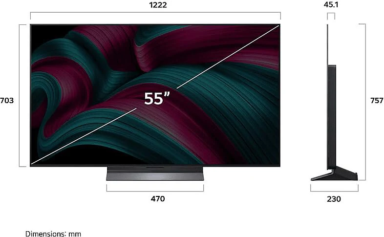 LG OLED55C57 OLED evo Fernseher, 139 cm (55 Zoll), 4K OLED, Smart TV, Flachbildschirm - Image 8