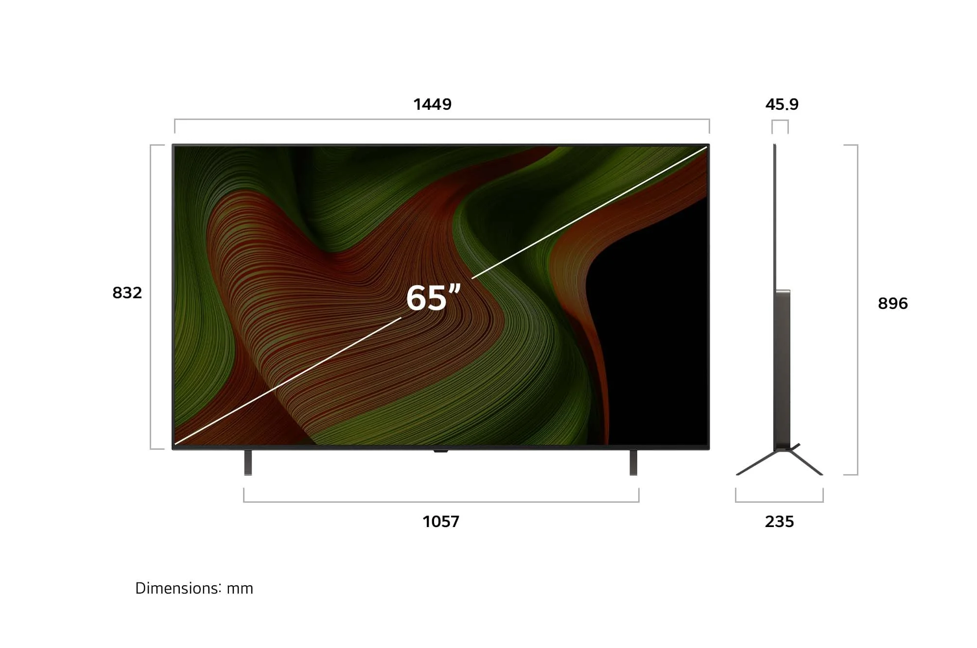 LG OLED65B59LA TV 65 Zoll (165 cm) 4K OLED AI TV (α8 Gen2 4K AI Prozessor, webOS 25, 120Hz) [Modelljahr 2025] - Image 12
