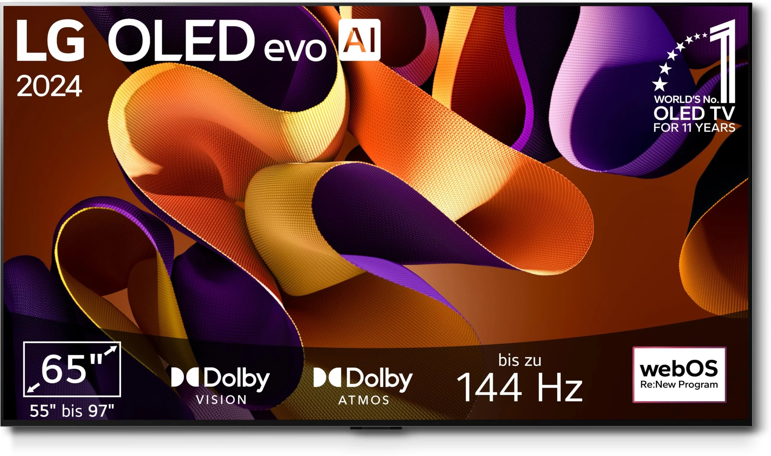 LG OLED65G48LW TV 65" (165 cm) OLED evo Fernseher (α11 4K AI-Prozessor, webOS 24, Dolby Vision, bis zu 120Hz) [Modelljahr 2024] - Image 8