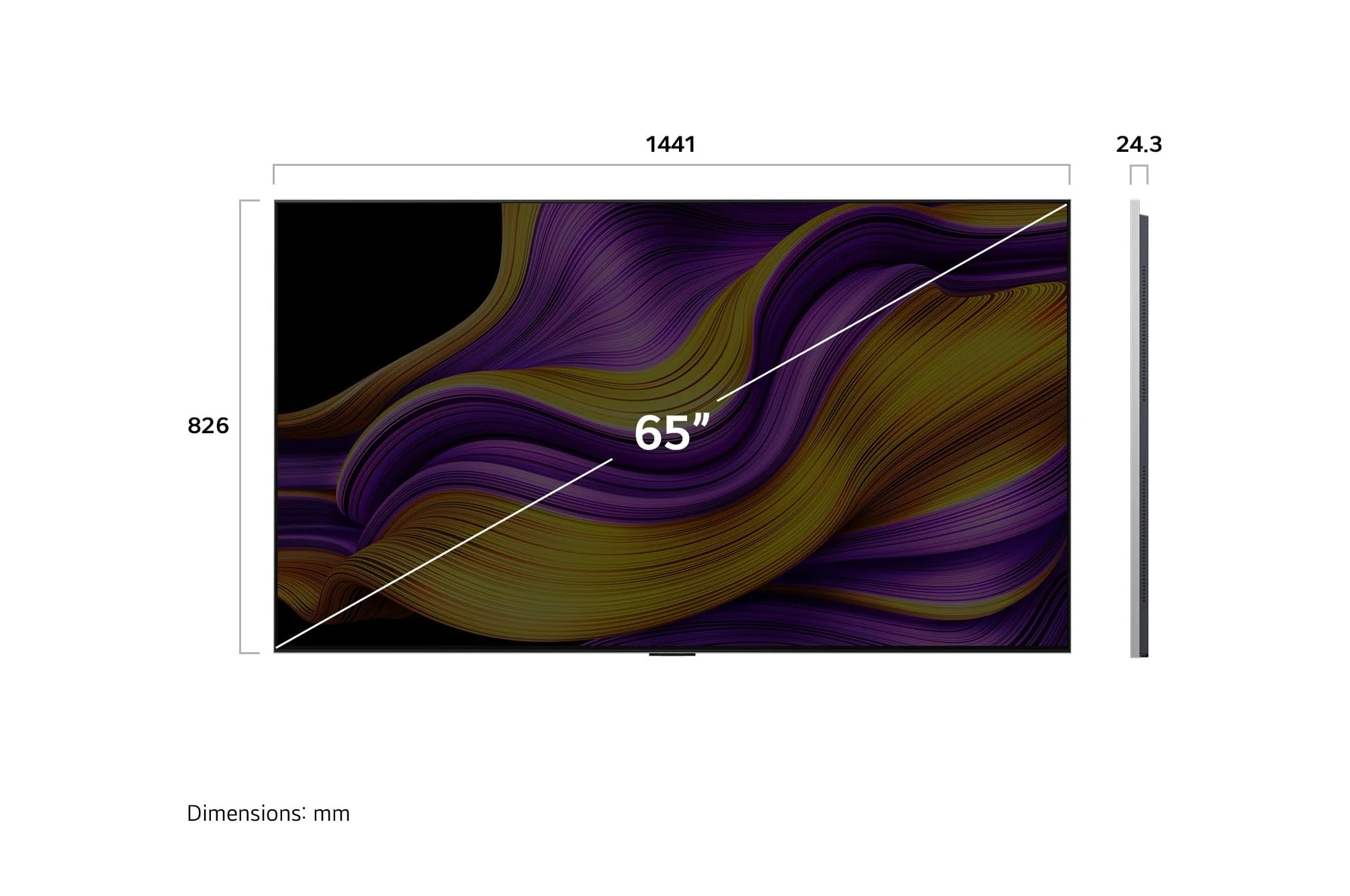 LG OLED65G58LW TV 65 Zoll (165 cm) 4K OLED evo AI TV (α11 Gen2 4K AI Prozessor, webOS 25, 120Hz (VRR bis zu 165Hz)) [Modelljahr 2025] - Image 5