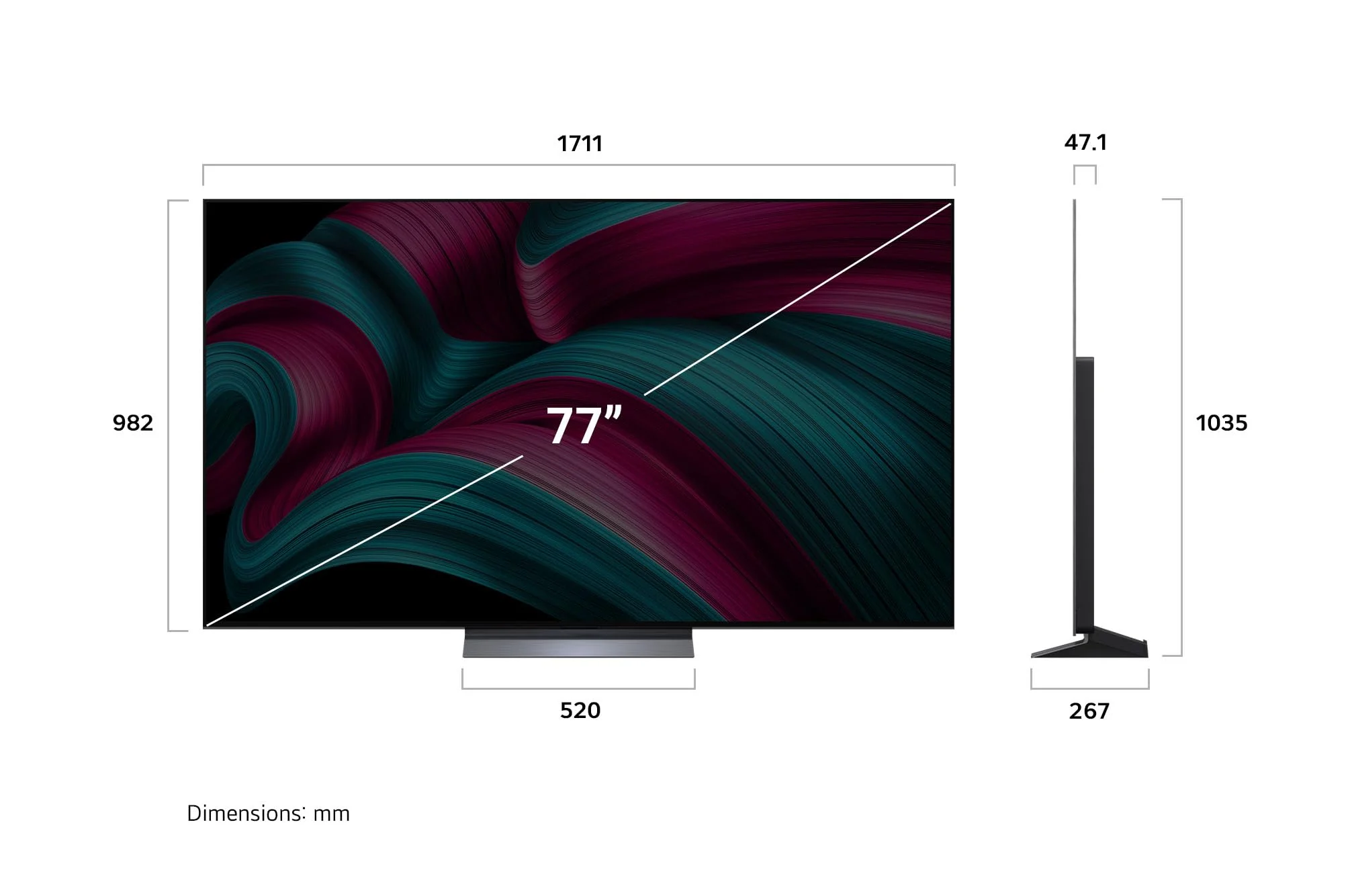 LG OLED77C5ELB TV 77 Zoll (195 cm) 4K OLED evo AI TV (α9 Gen8 4K AI Prozessor, webOS 25, 120Hz (VRR bis zu 144Hz)) [Modelljahr 2025] - Image 13