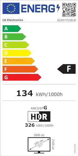 LG OLED77C5ELB TV 77 Zoll (195 cm) 4K OLED evo AI TV (α9 Gen8 4K AI Prozessor, webOS 25, 120Hz (VRR bis zu 144Hz)) [Modelljahr 2025] - Image 2