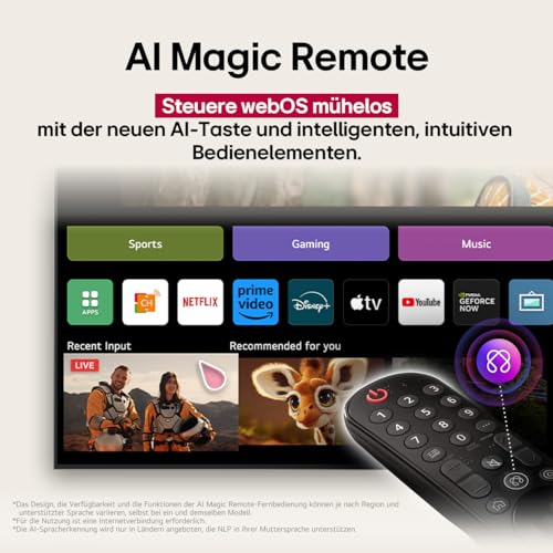 LG OLED77C5ELB TV 77 Zoll (195 cm) 4K OLED evo AI TV (α9 Gen8 4K AI Prozessor, webOS 25, 120Hz (VRR bis zu 144Hz)) [Modelljahr 2025] - Image 6