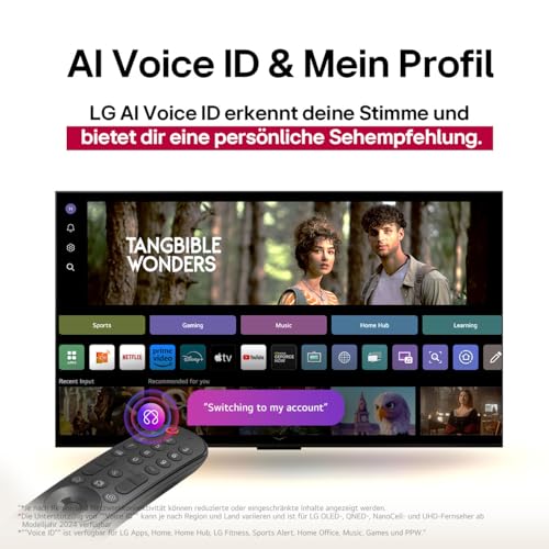 LG OLED77C5ELB TV 77 Zoll (195 cm) 4K OLED evo AI TV (α9 Gen8 4K AI Prozessor, webOS 25, 120Hz (VRR bis zu 144Hz)) [Modelljahr 2025] - Image 7