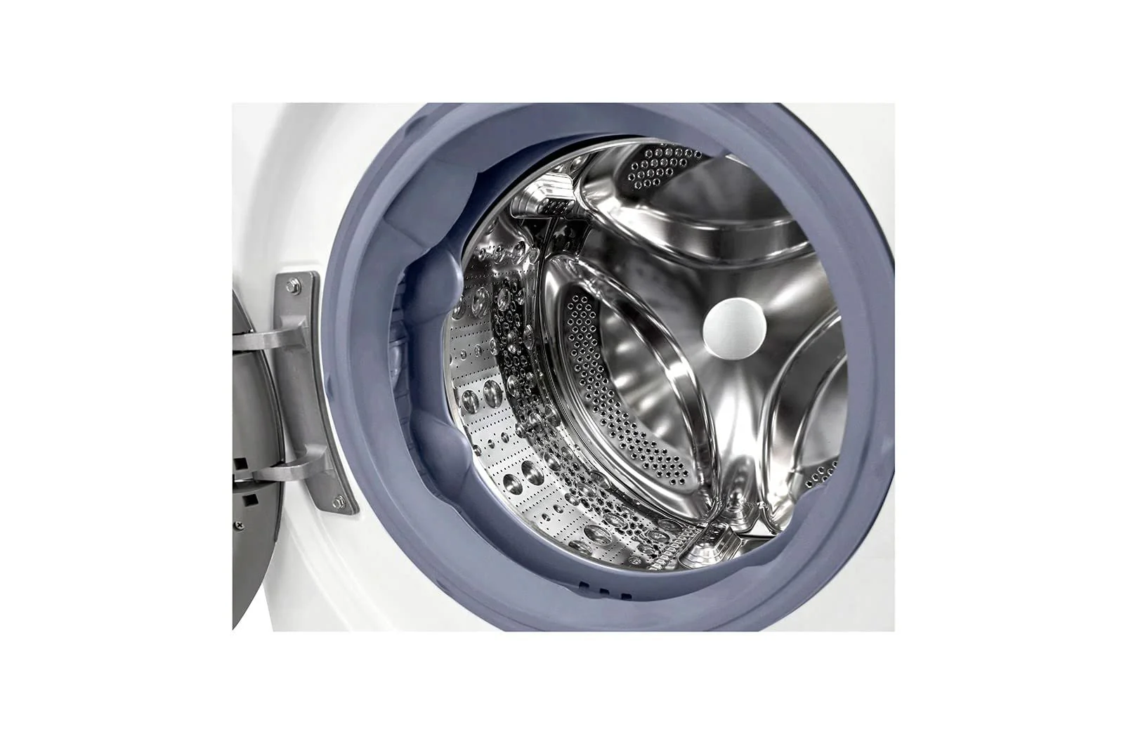 LG V7WD107H2E, Klasse E, Frontlader-Waschtrockner 10,5 - 7 kg, 1400 U/min, AI Direct Drive, Wi-Fi, Tiefenreinigung mit Dampf, TurboWash, Größere Kapazität, 62 x 60 x 85 cm ꟷ Weiß - Image 3