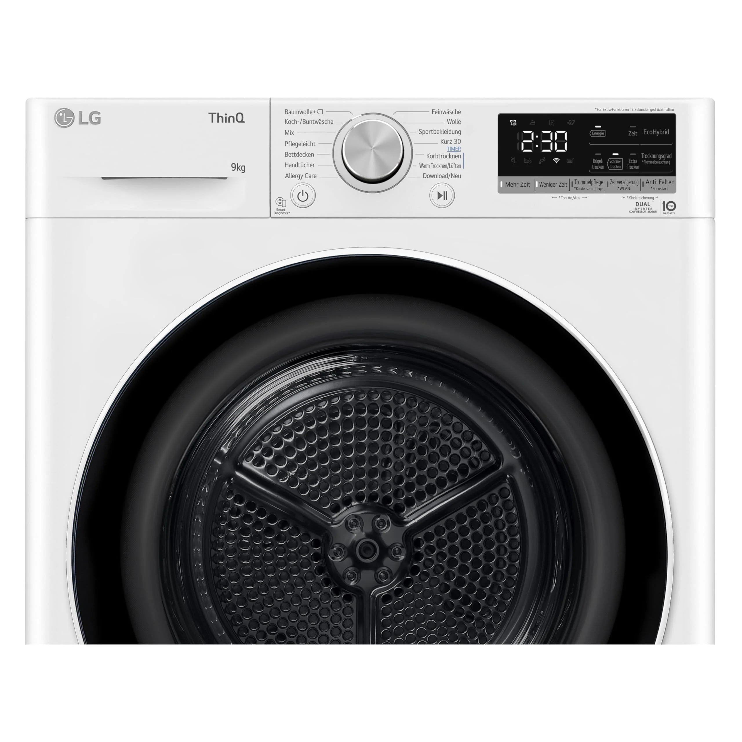LG V9R09TC Wärmepumpen-Trockner 9 kg Kapazität, Sensor Dry, Allergy Care, Smart Diagnosis, Weiß - Image 17