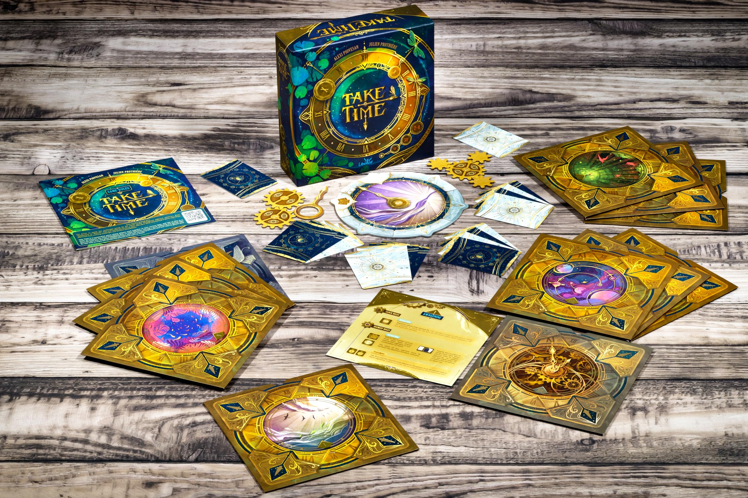 Libellud, Take Time, DE-Version, Kooperatives Deduktionsspiel für 2 bis 4 Spieler ab 10 Jahren, Strategisches und dynamisches Spiel mit 30 Minuten Spielzeit pro Partie - Image 2