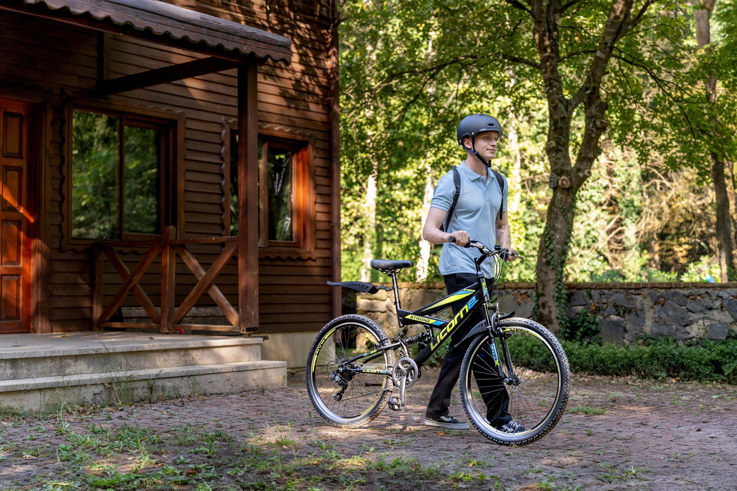 Licorne Bike Strong V Premium Mountainbike in 24 Zoll - Fahrrad für Jungen, Mädchen, Damen und Herren - 21 Gang-Schaltung - Vollfederung - Image 9
