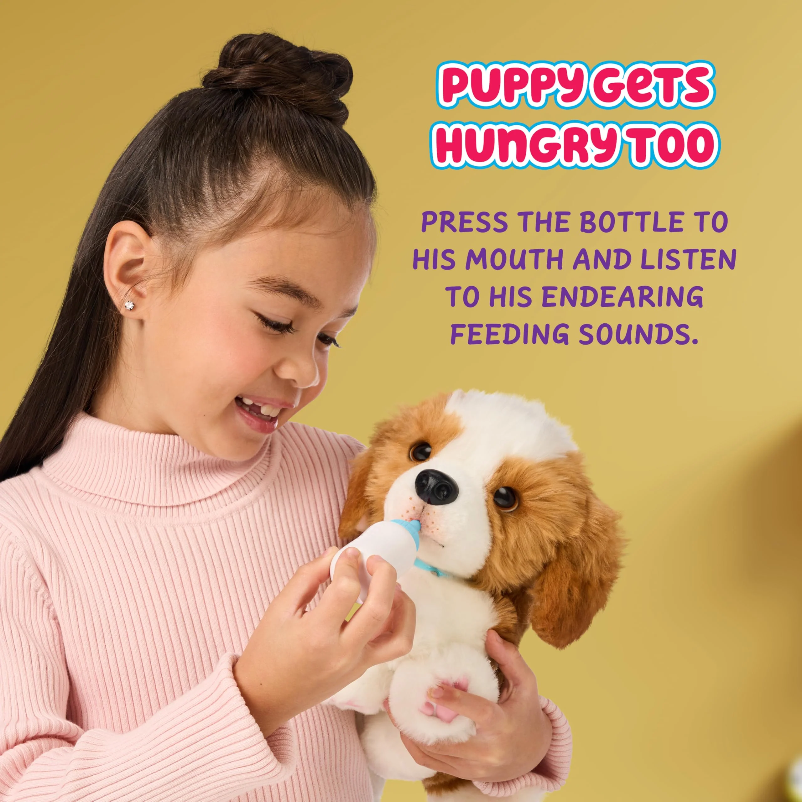 Little Live Pets My Really Real Puppy – Patches; Interaktiver Welpe; 60+ Geräusche/Reaktionen; realistisches Aussehen; 1 aus 72 Varianten; Spielset mit Transportbox; Batterien enthalten; ab 5 Jahren - Image 5